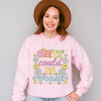 Shit Could Be Worse Flowers And Smileys - Mental Health Unisex Crewneck T-Shirt Sweatshirt Hoodie