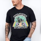 Hang In There It Gets Worse - Funny Unisex Crewneck T-Shirt Sweatshirt Hoodie