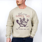 Sorry Gotta Go The Vibes Are Off - Funny Unisex Crewneck T-Shirt Sweatshirt Hoodie