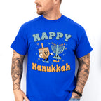 Happy Hanukkah Candlestick - Hanukkah Unisex Crewneck T-Shirt Sweatshirt Hoodie