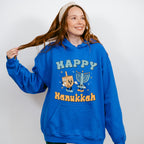Happy Hanukkah Candlestick - Hanukkah Unisex Crewneck T-Shirt Sweatshirt Hoodie