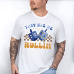 They See Me Rollin' - Hanukkah Unisex Crewneck T-Shirt Sweatshirt Hoodie