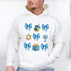 Ribbons & Star Of David - Hanukkah Unisex Crewneck T-Shirt Sweatshirt Hoodie