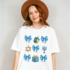 Ribbons & Star Of David - Hanukkah Unisex Crewneck T-Shirt Sweatshirt Hoodie