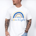 Love & Light - Hanukkah Unisex Crewneck T-Shirt Sweatshirt Hoodie