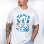 Happy Hanukkah Gnomes - Hanukkah Unisex Crewneck T-Shirt Sweatshirt Hoodie