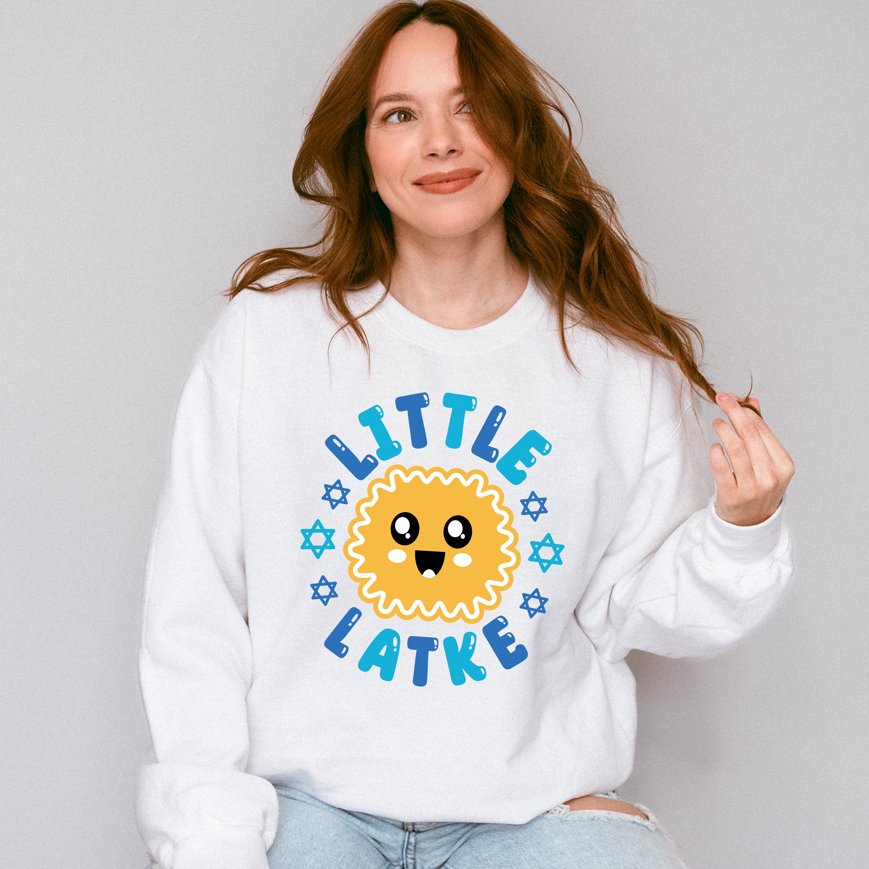Little Latke Cute Design - Hanukkah Unisex Crewneck T-Shirt Sweatshirt Hoodie