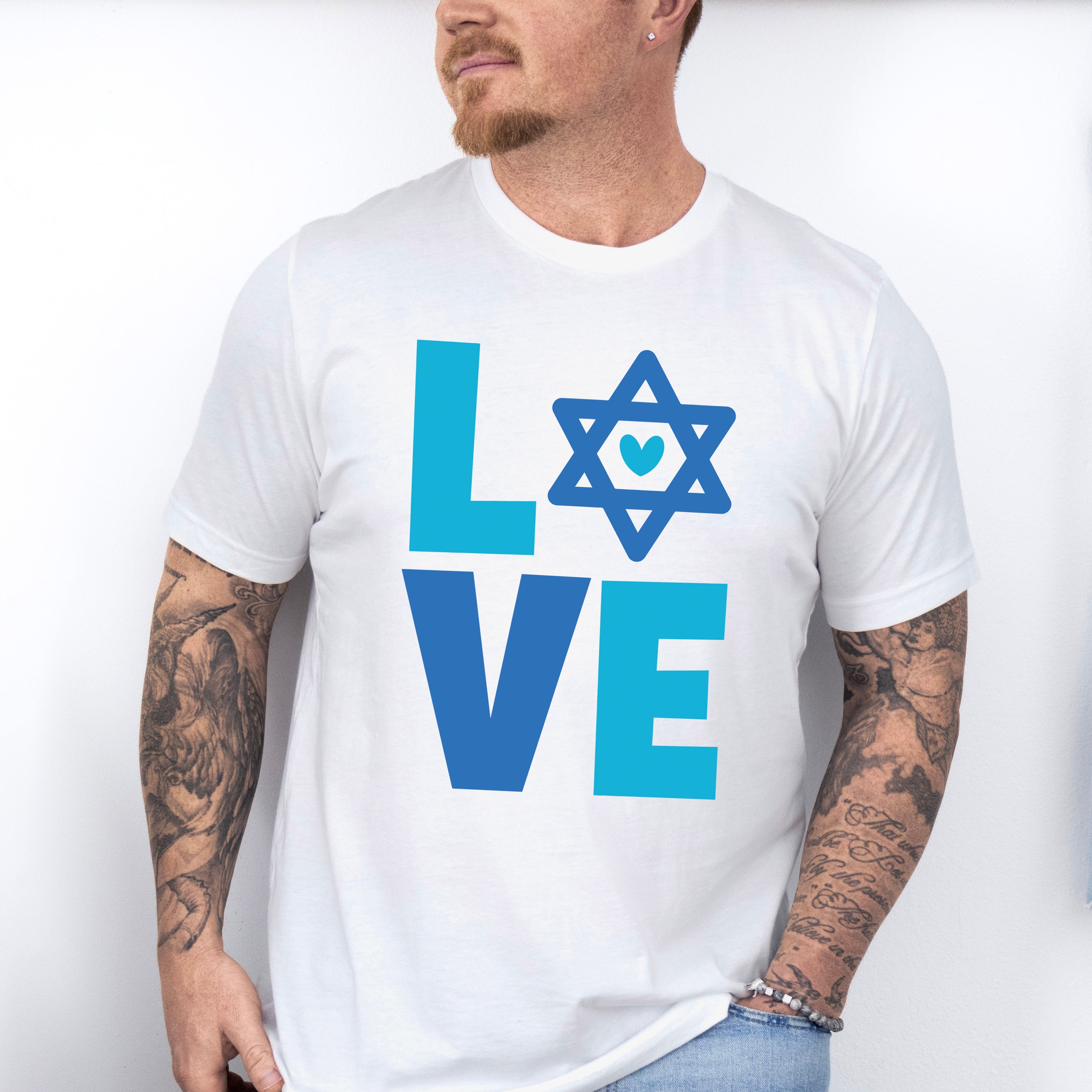 Love - Hanukkah Unisex Crewneck T-Shirt Sweatshirt Hoodie