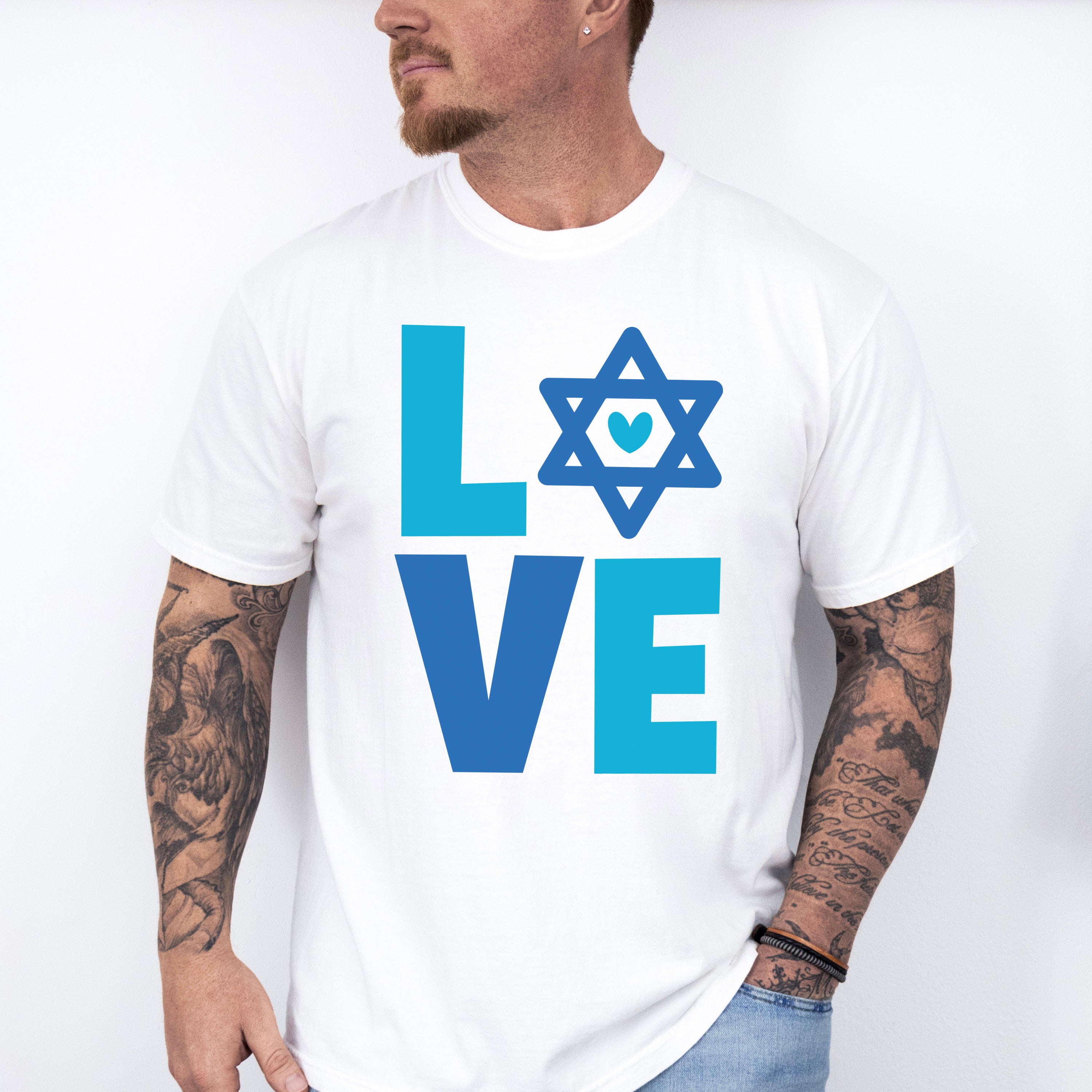 Love - Hanukkah Unisex Crewneck T-Shirt Sweatshirt Hoodie