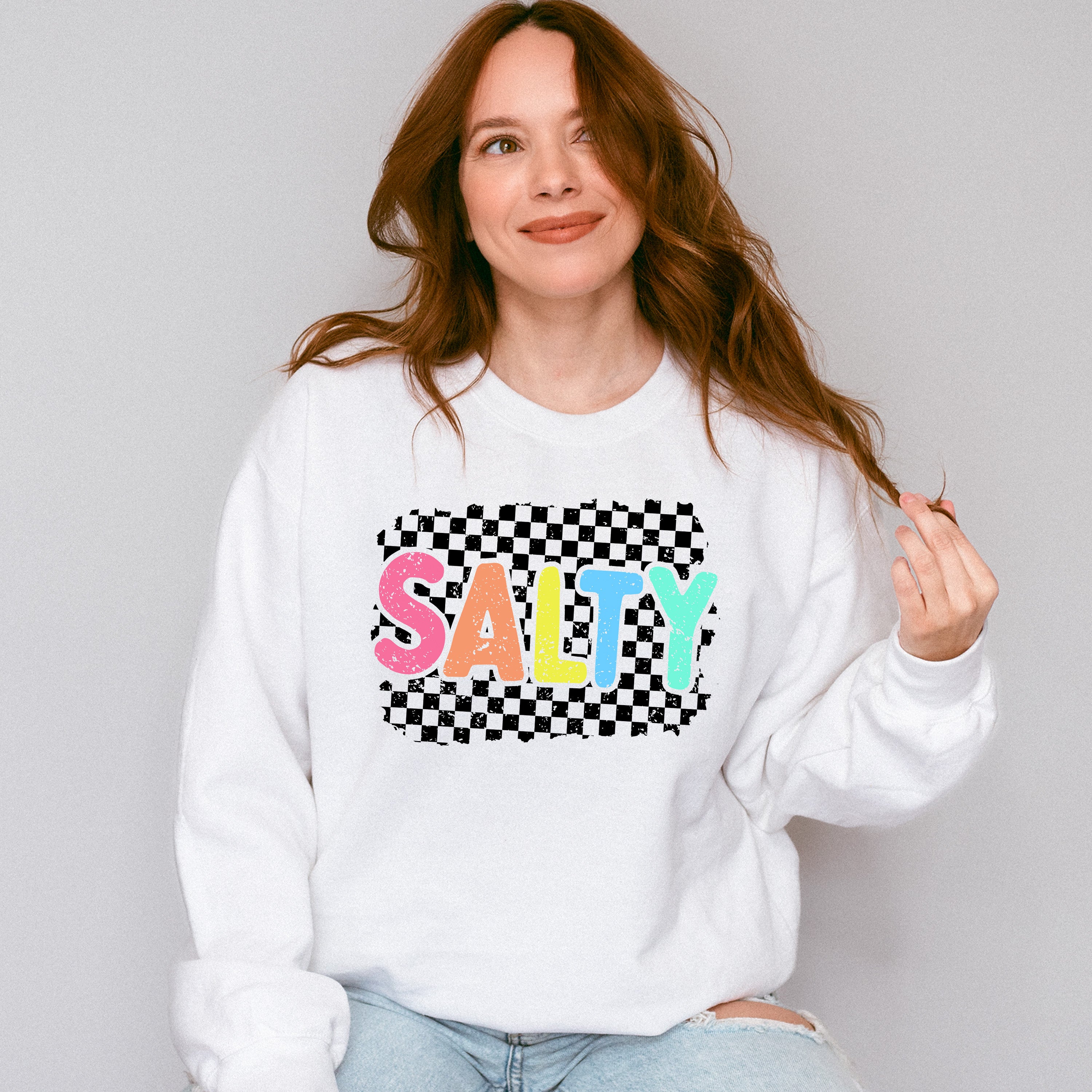 Salty Design - Summer Theme Unisex Crewneck T-Shirt Sweatshirt Hoodie