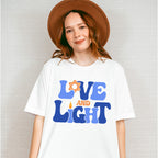 Love And Light Candle - Hanukkah Unisex Crewneck T-Shirt Sweatshirt Hoodie