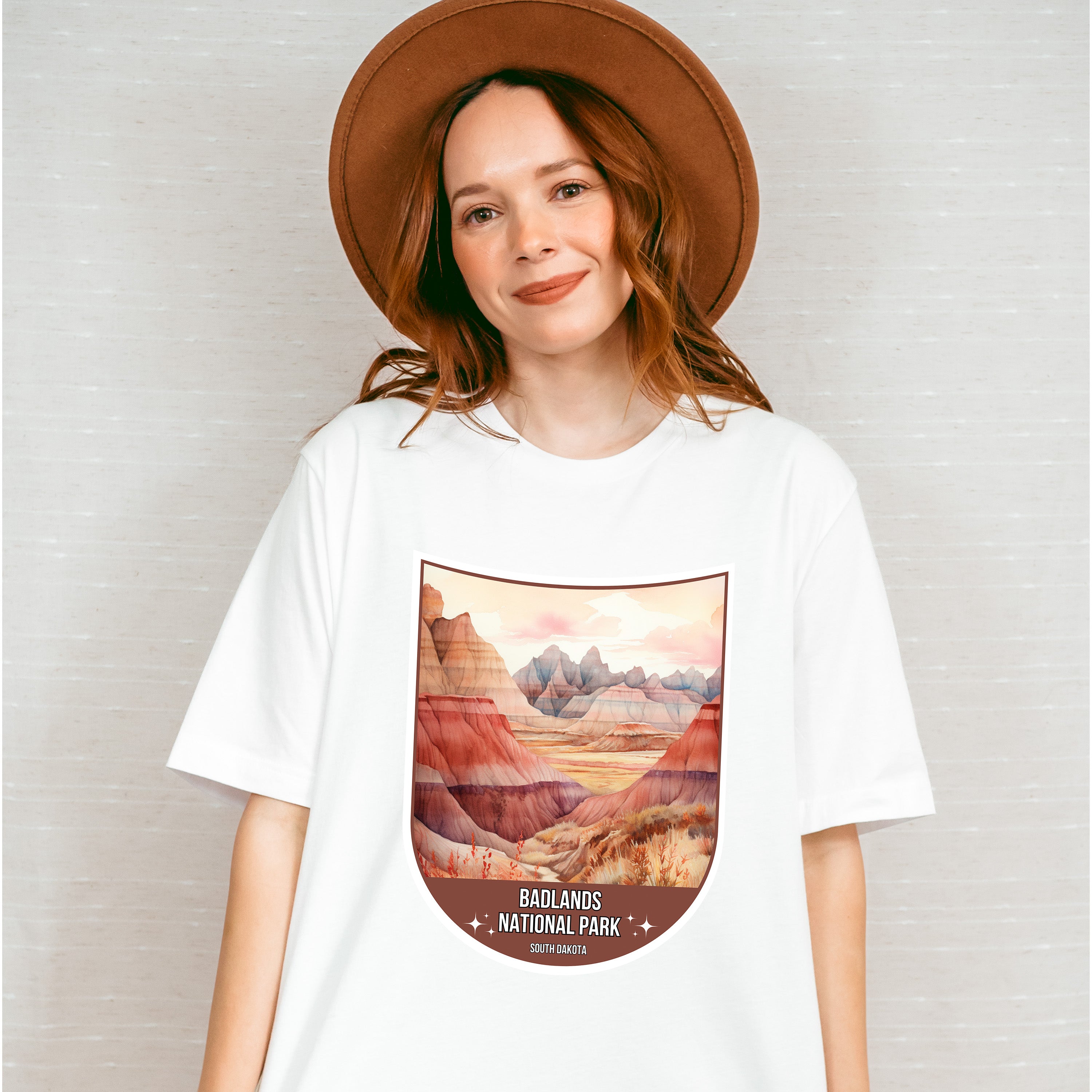 Badlands National Park South Dakota - National Parks Unisex Crewneck T-Shirt Sweatshirt Hoodie