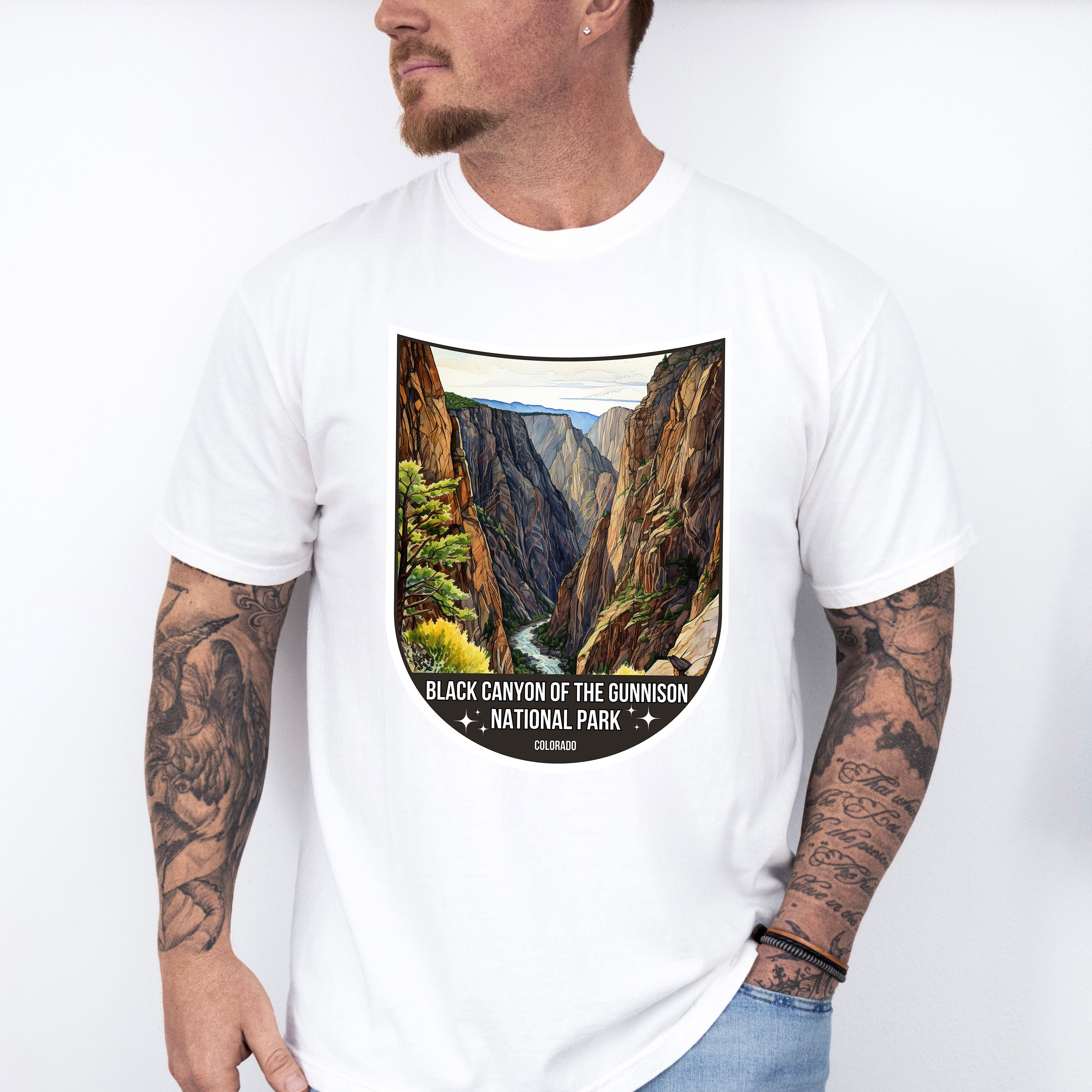 Black Canyon Of The Gunnison National Park Colorado - National Parks Unisex Crewneck T-Shirt Sweatshirt Hoodie