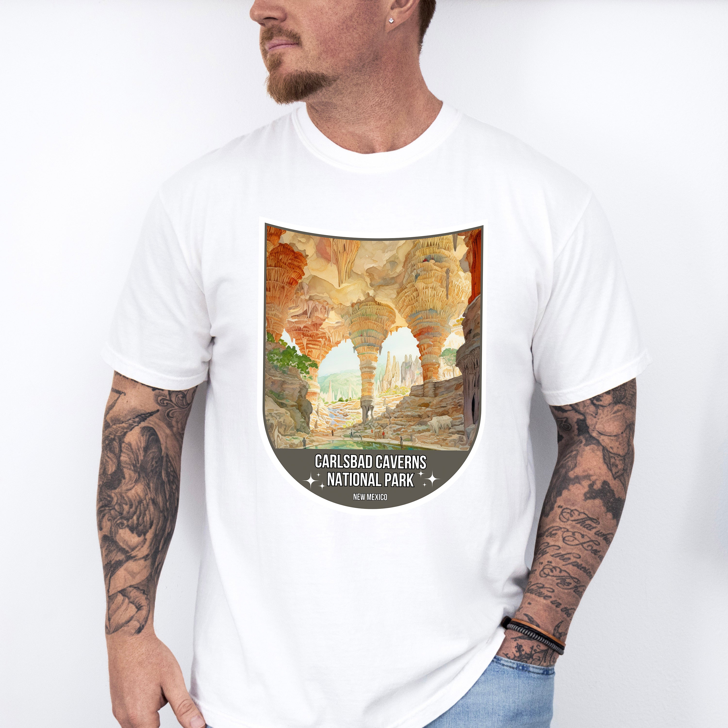 Carlsbad Caverns National Park New Mexico - National Parks Unisex Crewneck T-Shirt Sweatshirt Hoodie