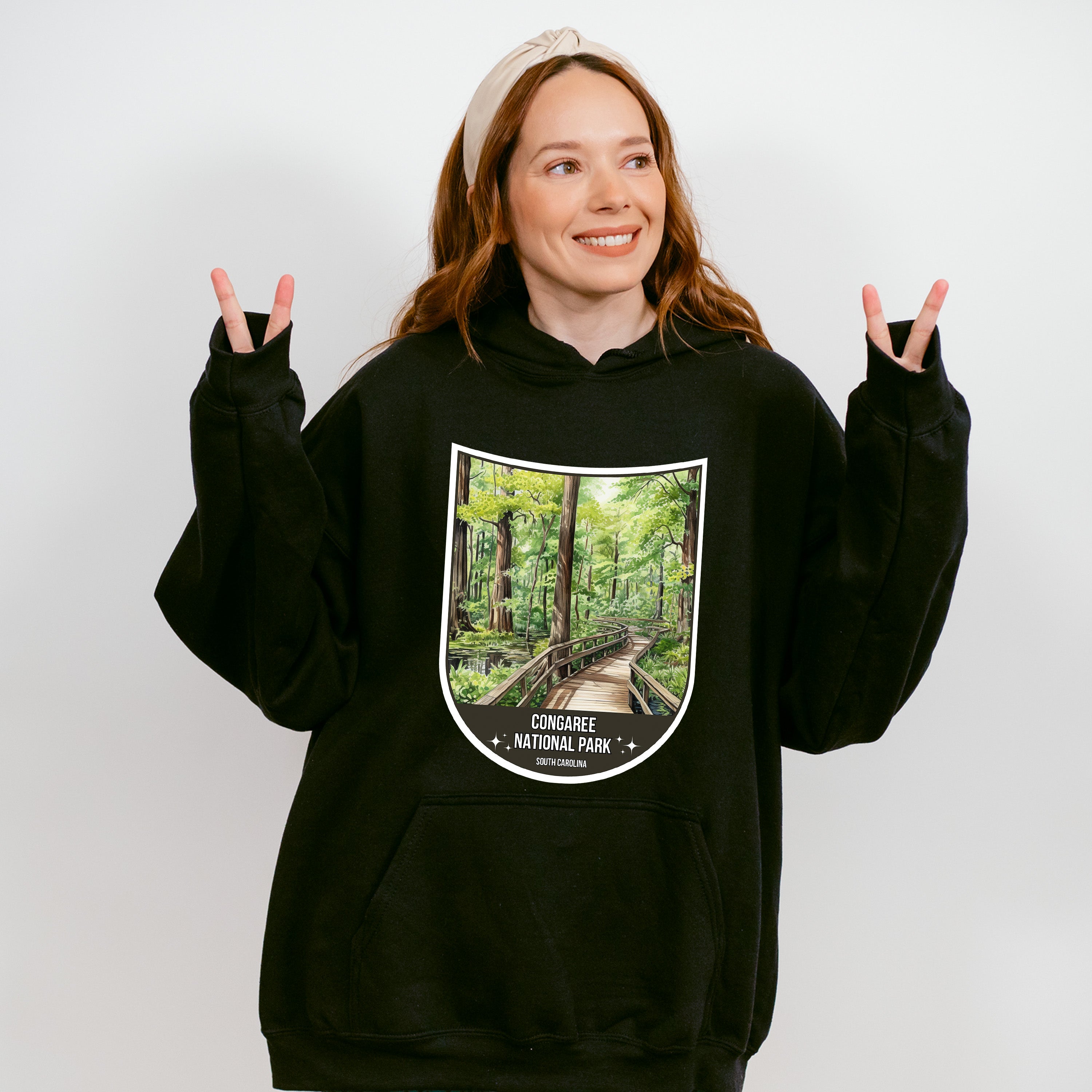 Congaree National Park South Carolina - National Parks Unisex Crewneck T-Shirt Sweatshirt Hoodie