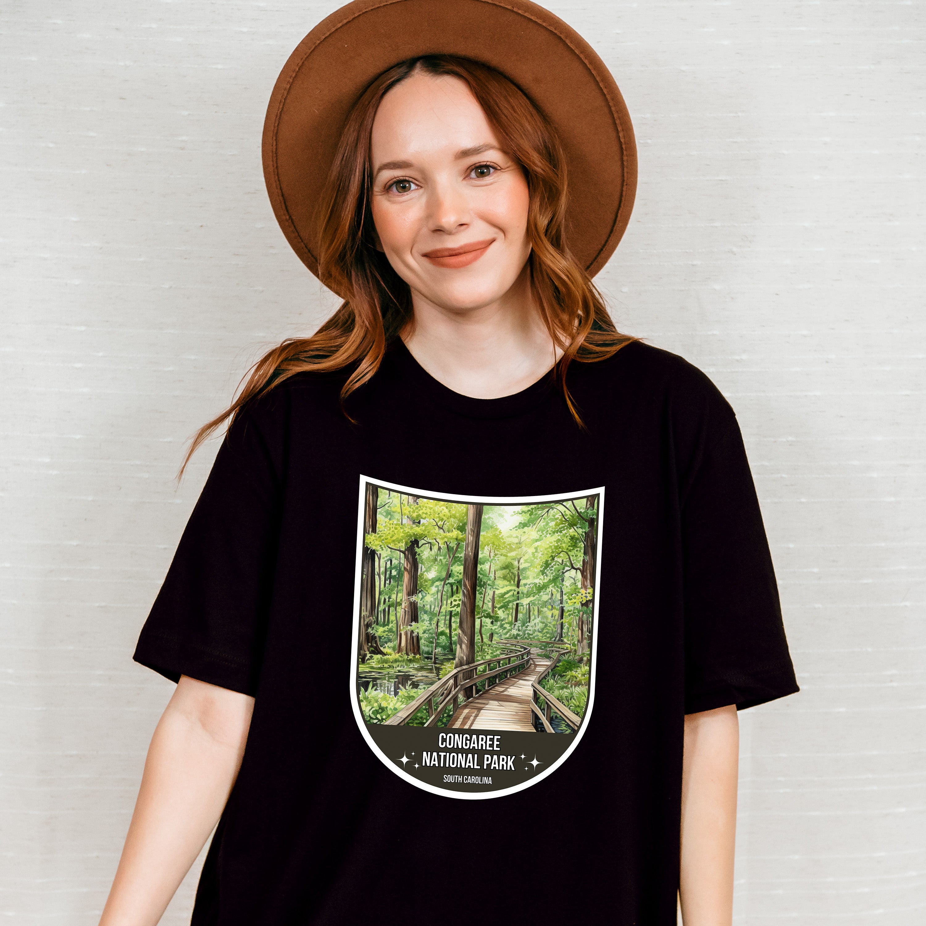 Congaree National Park South Carolina - National Parks Unisex Crewneck T-Shirt Sweatshirt Hoodie