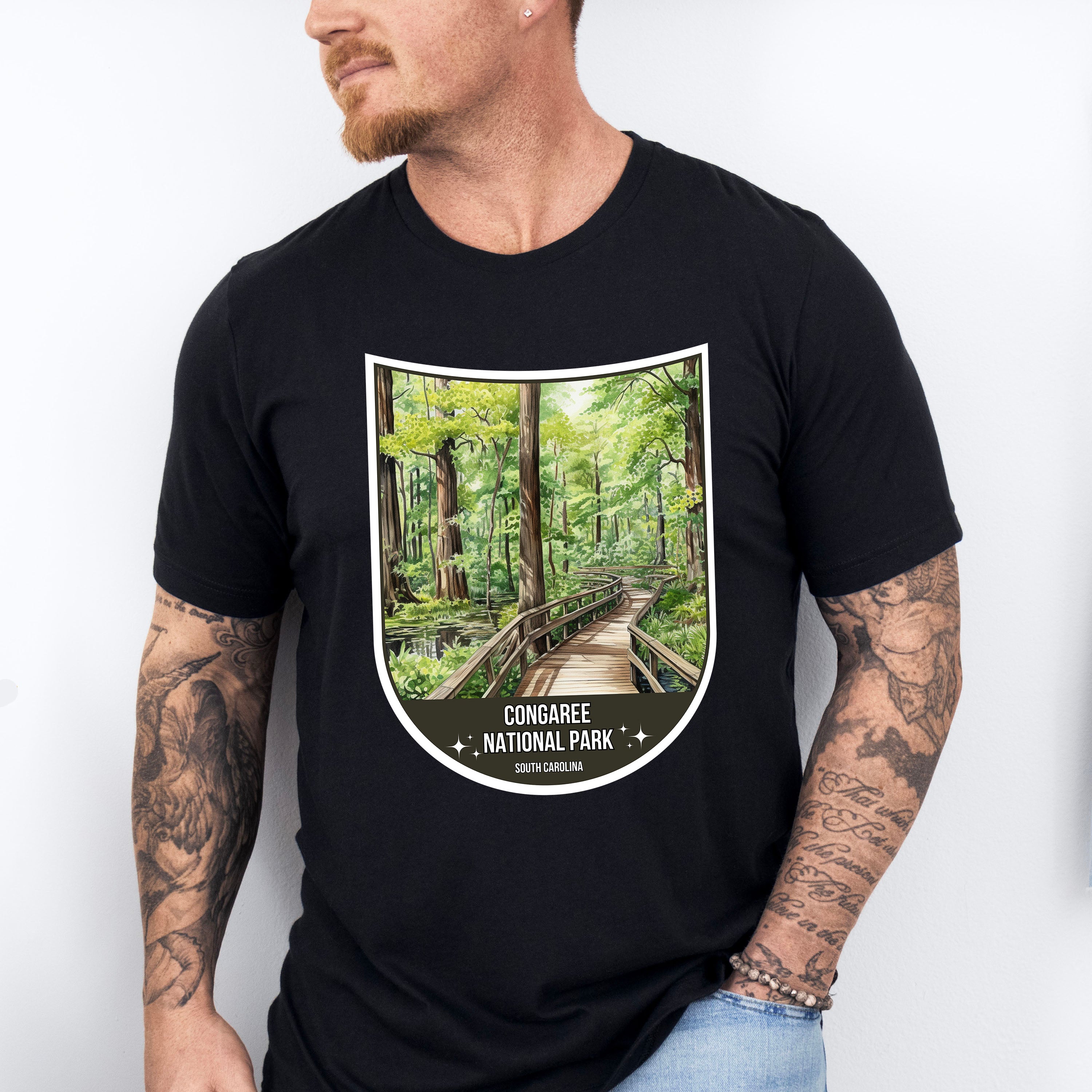 Congaree National Park South Carolina - National Parks Unisex Crewneck T-Shirt Sweatshirt Hoodie