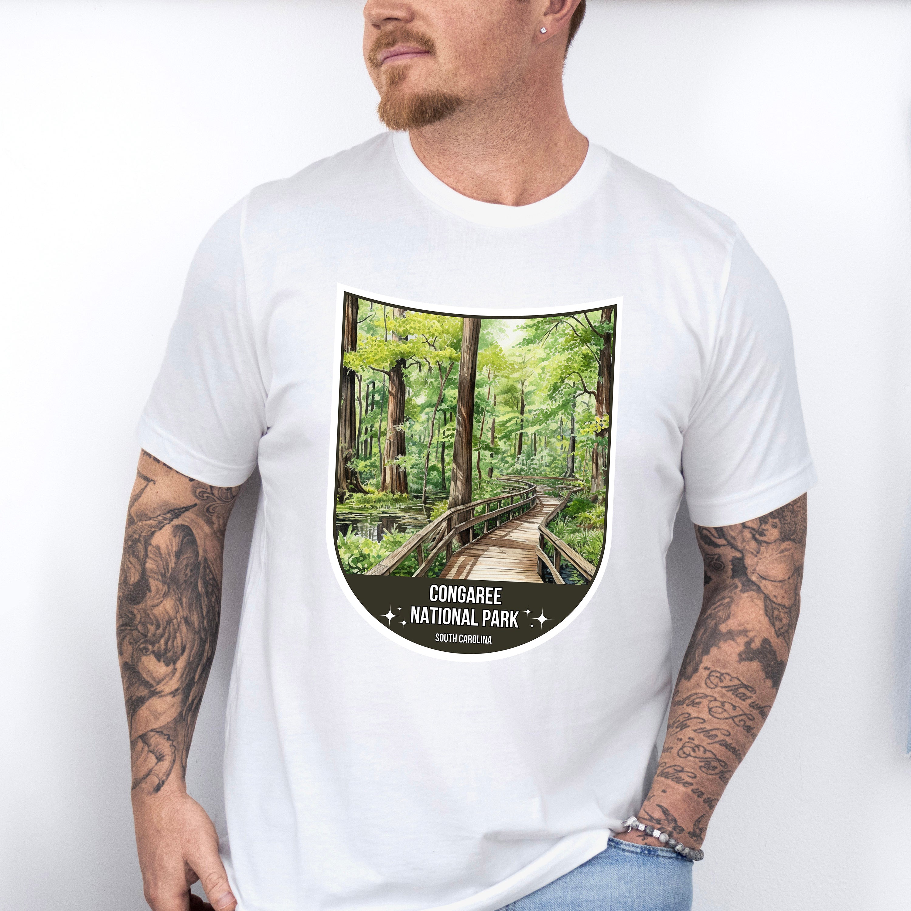Congaree National Park South Carolina - National Parks Unisex Crewneck T-Shirt Sweatshirt Hoodie