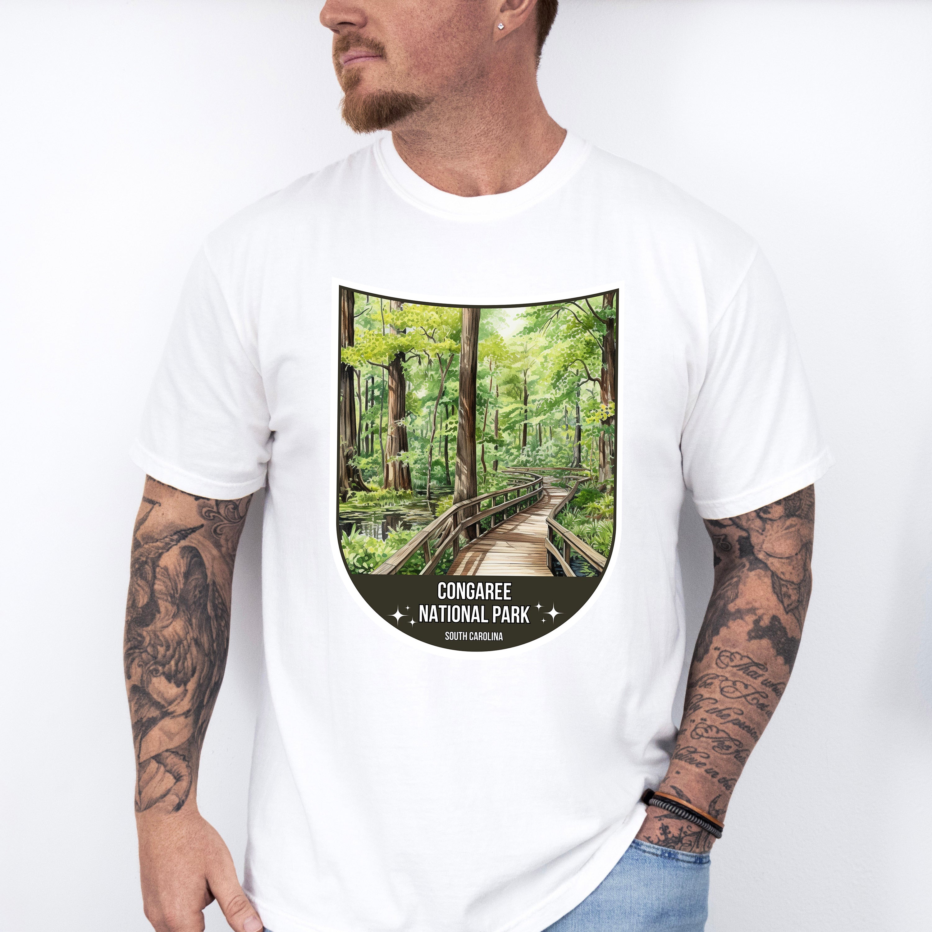 Congaree National Park South Carolina - National Parks Unisex Crewneck T-Shirt Sweatshirt Hoodie