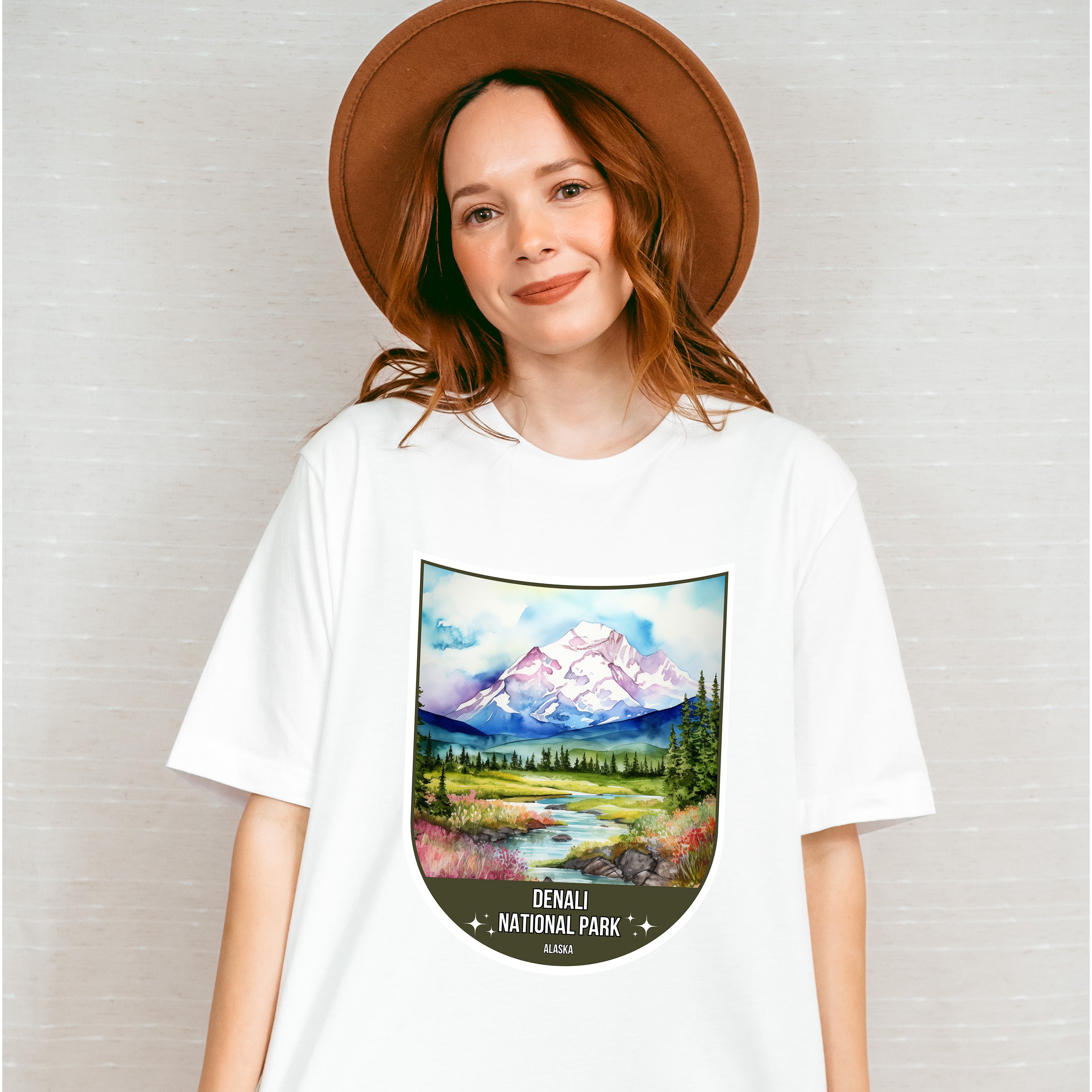 Denali National Park Alaska - National Parks Unisex Crewneck T-Shirt Sweatshirt Hoodie