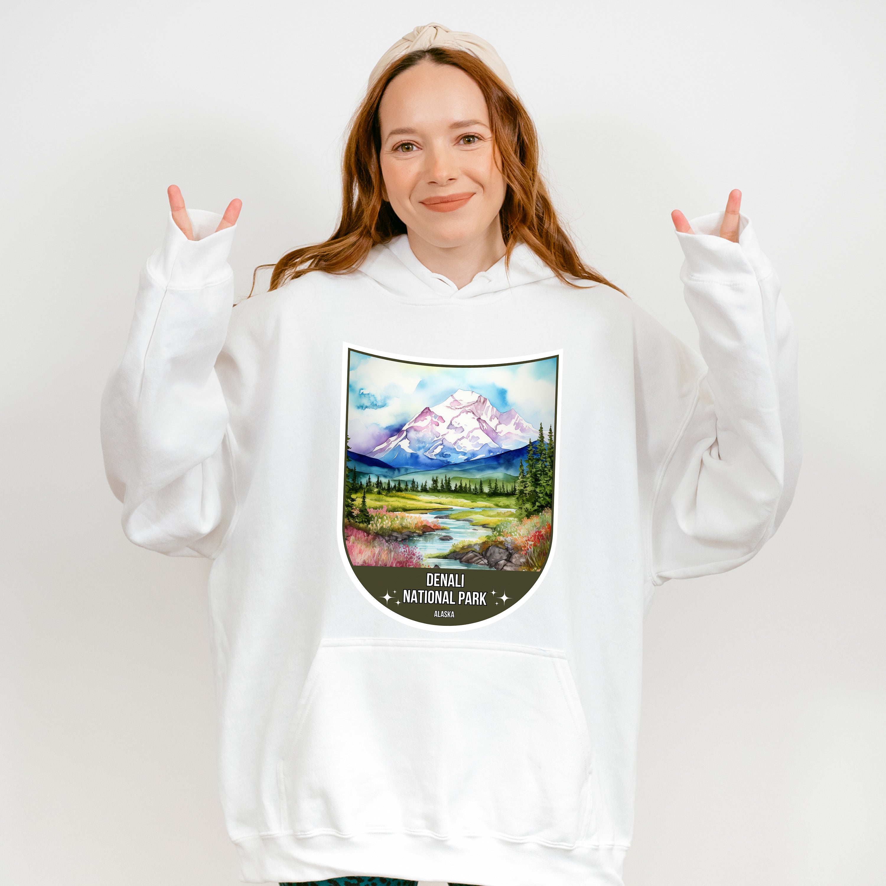 Denali National Park Alaska - National Parks Unisex Crewneck T-Shirt Sweatshirt Hoodie