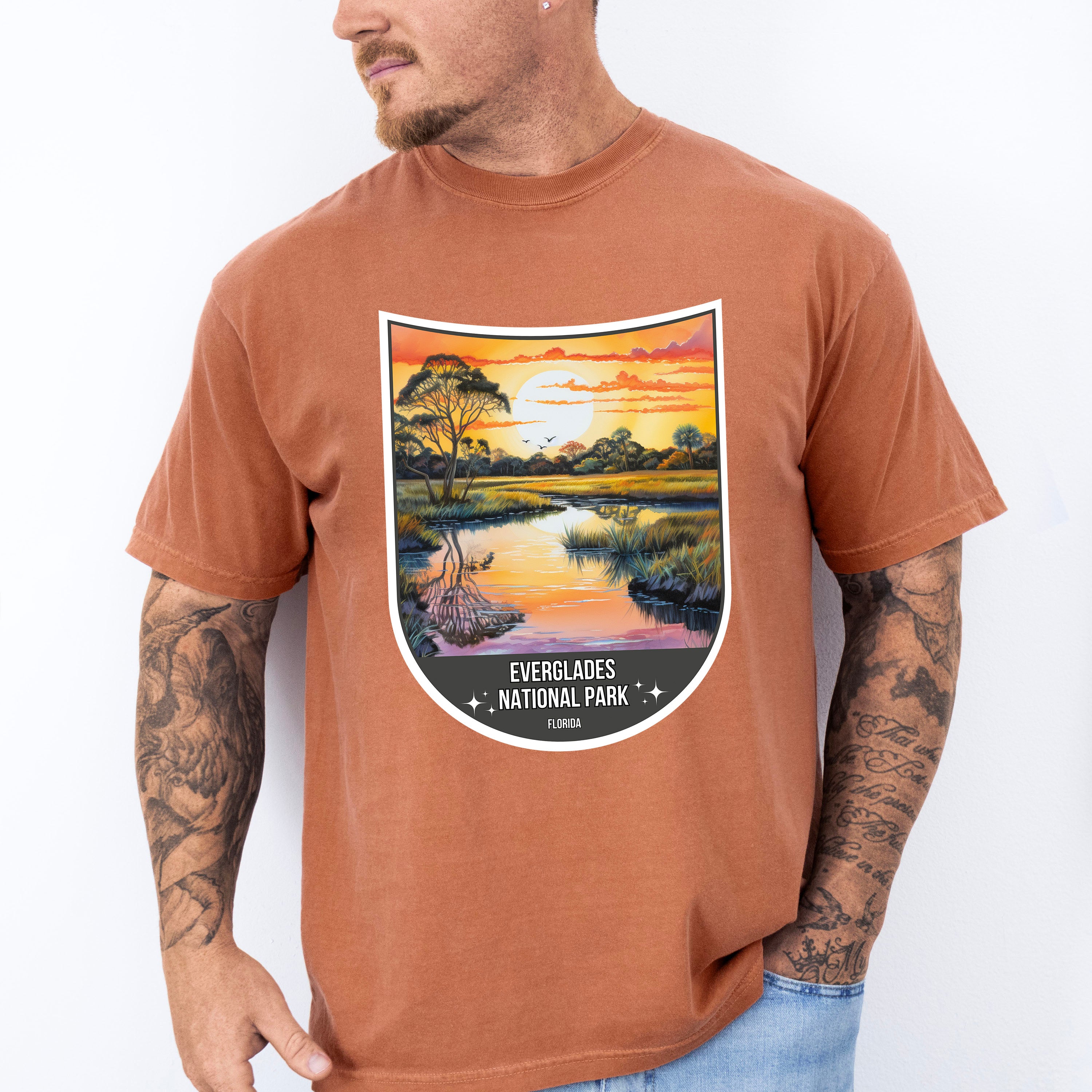 Everglades National Park Florida - National Parks Unisex Crewneck T-Shirt Sweatshirt Hoodie