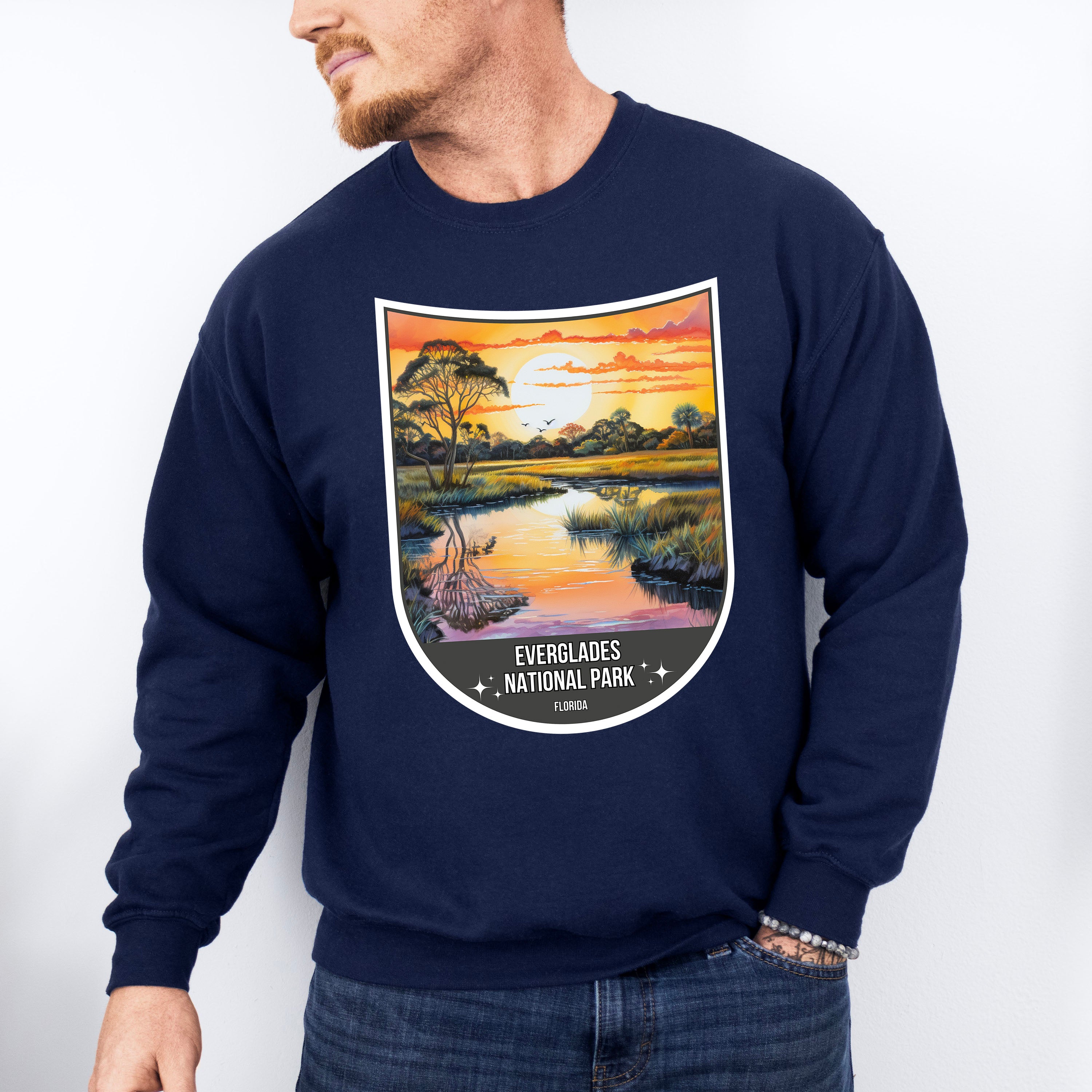 Everglades National Park Florida - National Parks Unisex Crewneck T-Shirt Sweatshirt Hoodie