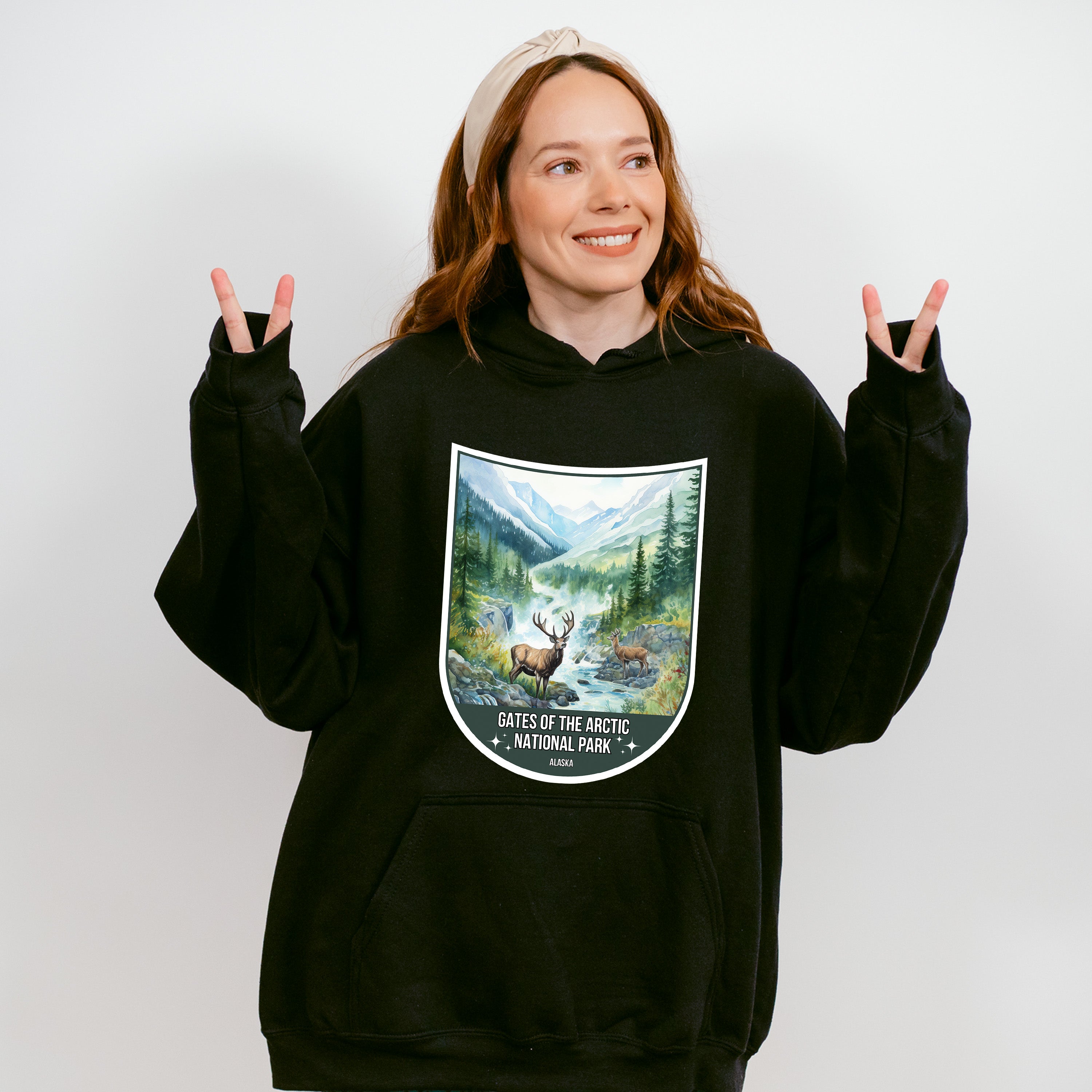 Gates Of The Arctic National Park Alaska - National Parks Unisex Crewneck T-Shirt Sweatshirt Hoodie