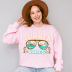 Summer Vibes Design - Summer Theme Unisex Crewneck T-Shirt Sweatshirt Hoodie