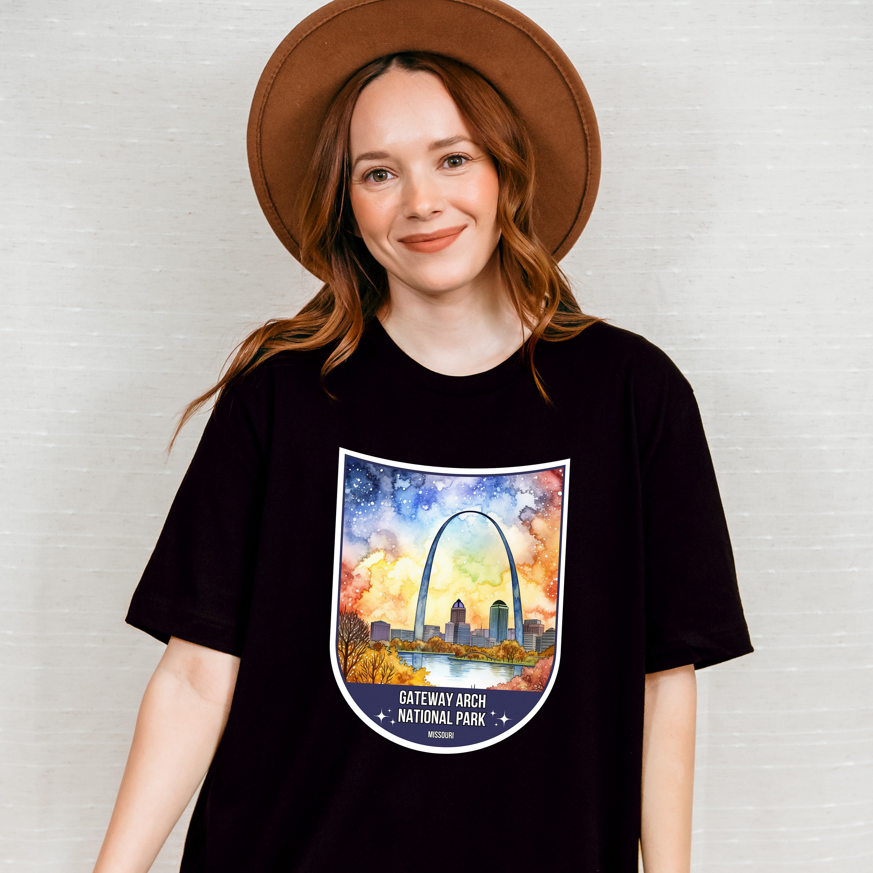 Gateway Arch National Park Missouri - National Parks Unisex Crewneck T-Shirt Sweatshirt Hoodie
