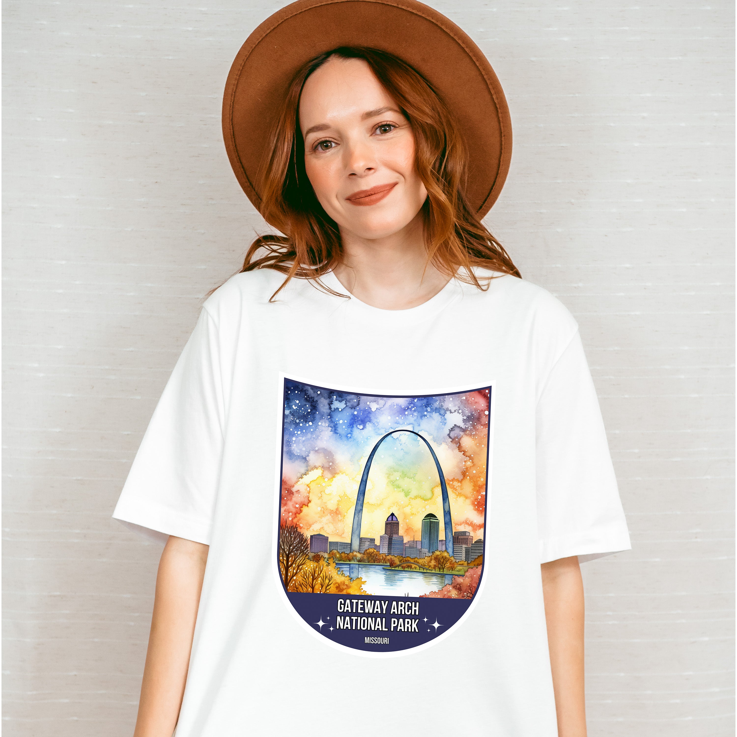 Gateway Arch National Park Missouri - National Parks Unisex Crewneck T-Shirt Sweatshirt Hoodie