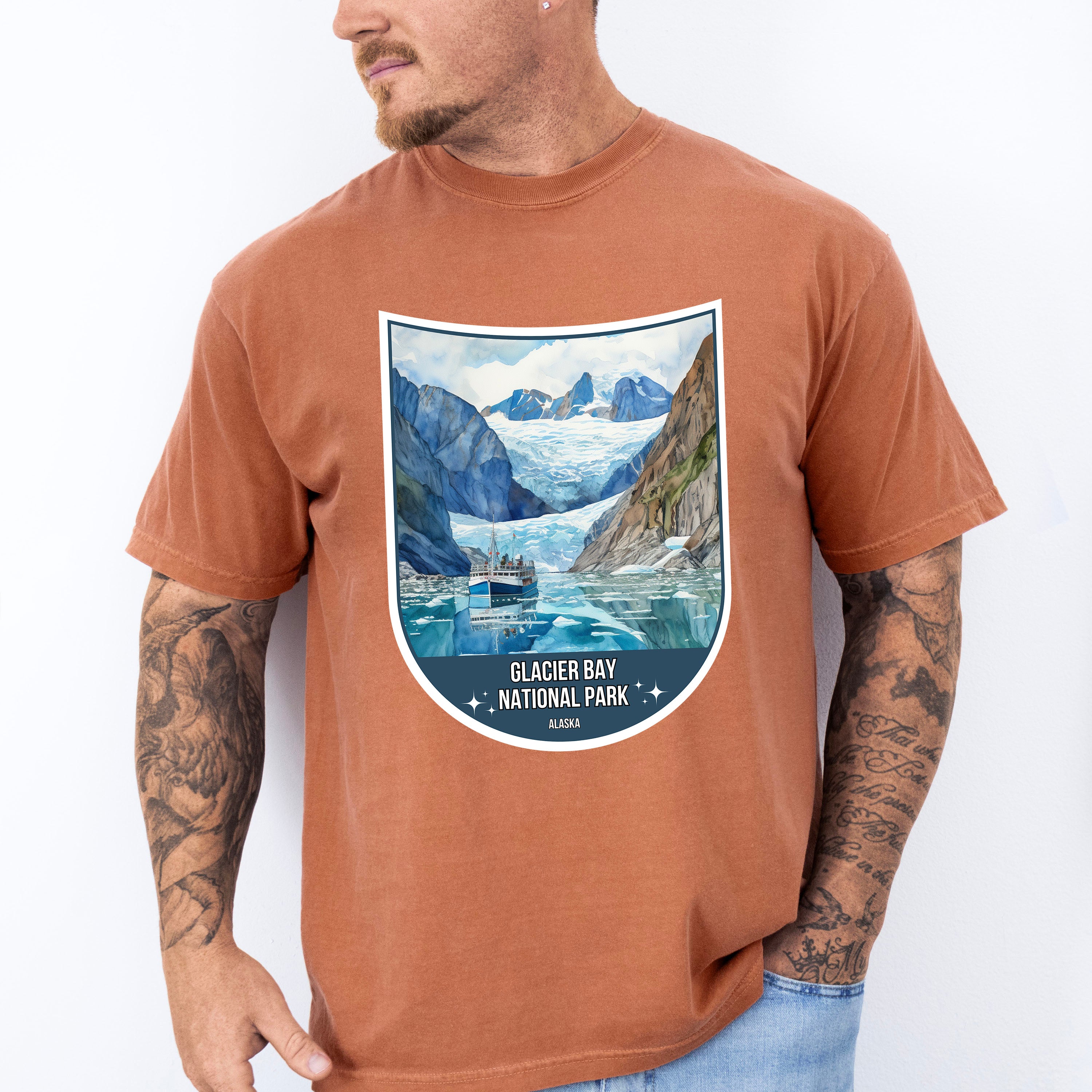 Glacier Bay National Park Alaska - National Parks Unisex Crewneck T-Shirt Sweatshirt Hoodie