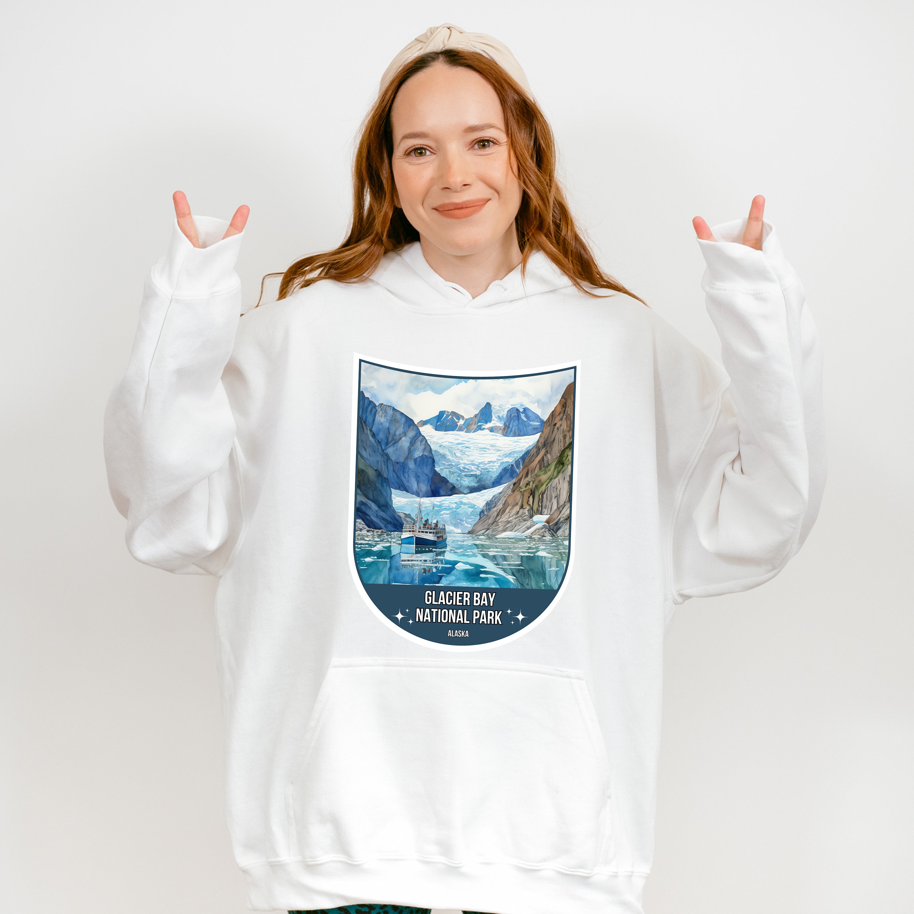 Glacier Bay National Park Alaska - National Parks Unisex Crewneck T-Shirt Sweatshirt Hoodie