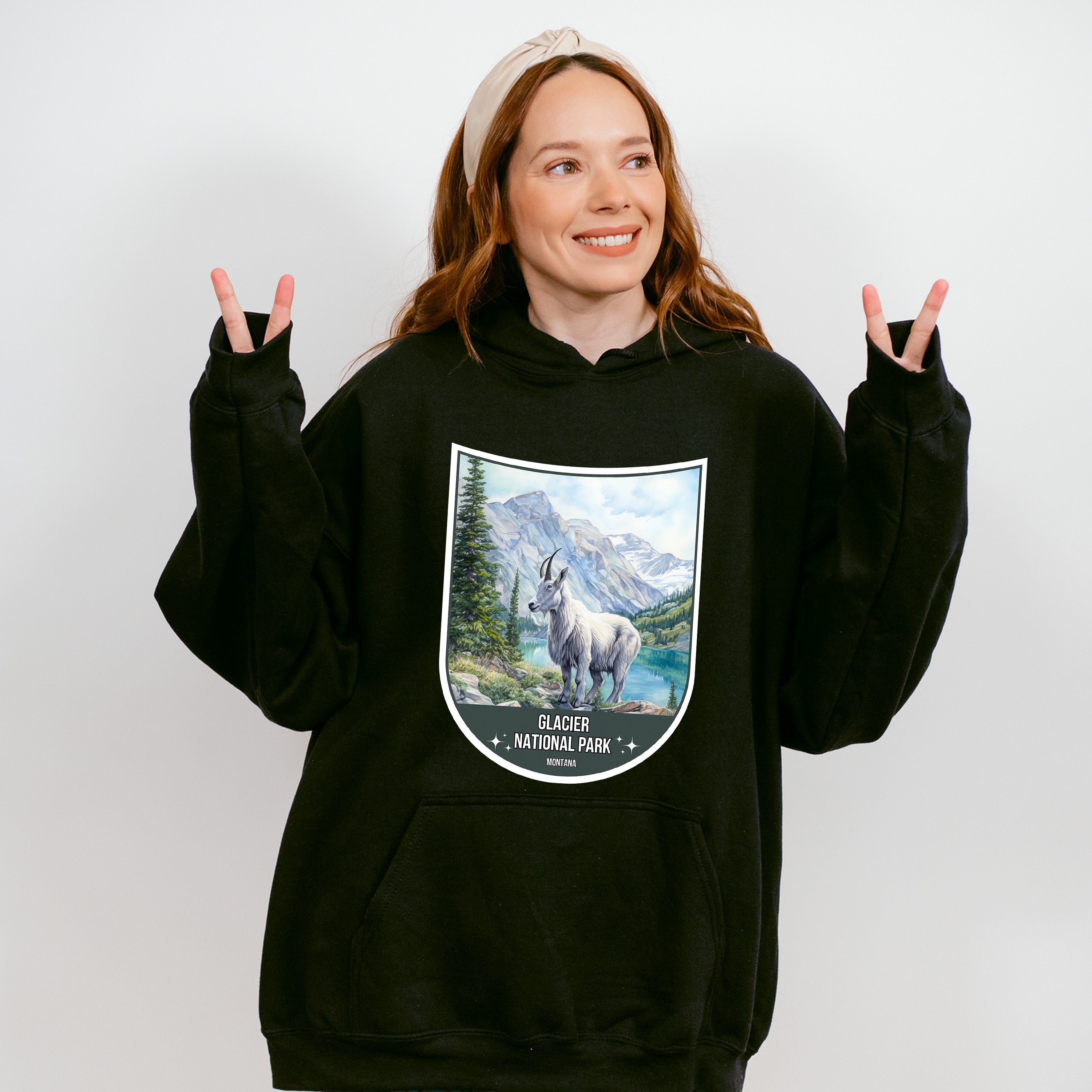 Glacier National Park Montana - National Parks Unisex Crewneck T-Shirt Sweatshirt Hoodie