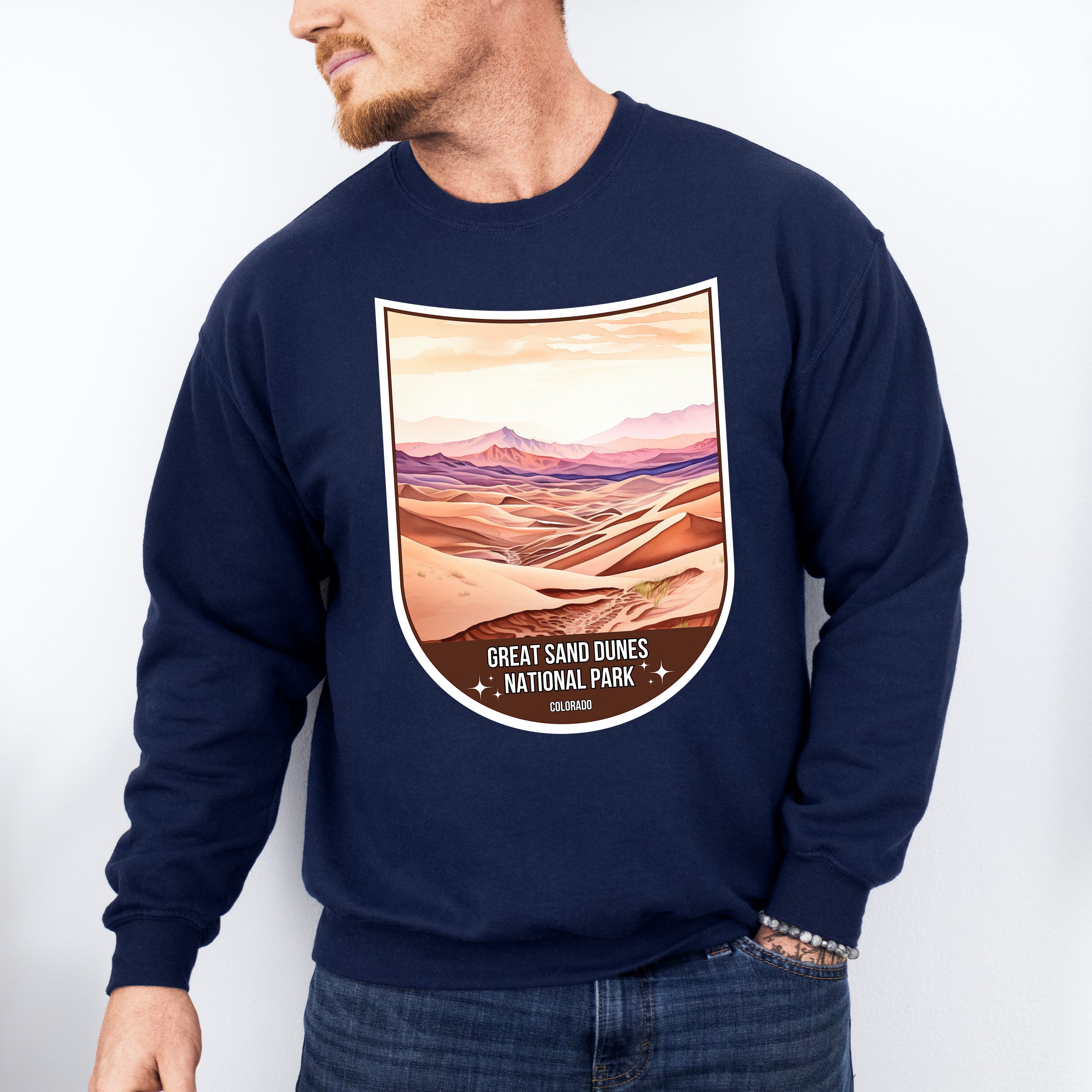 Great Sand Dunes National Park Colorado - National Parks Unisex Crewneck T-Shirt Sweatshirt Hoodie