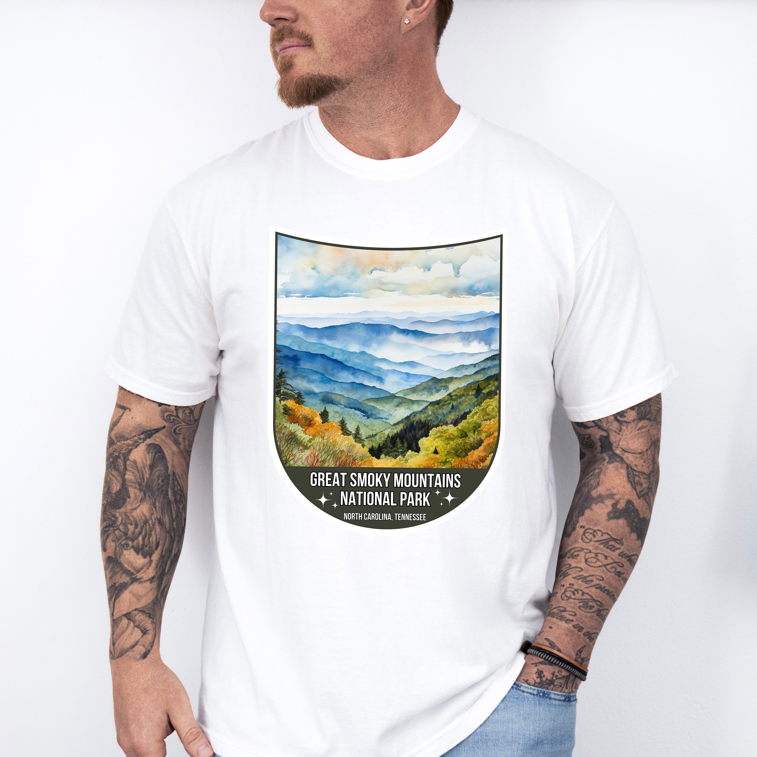 Great Smoky Mountains National Park North Carolina Tennessee - National Parks Unisex Crewneck T-Shirt Sweatshirt Hoodie