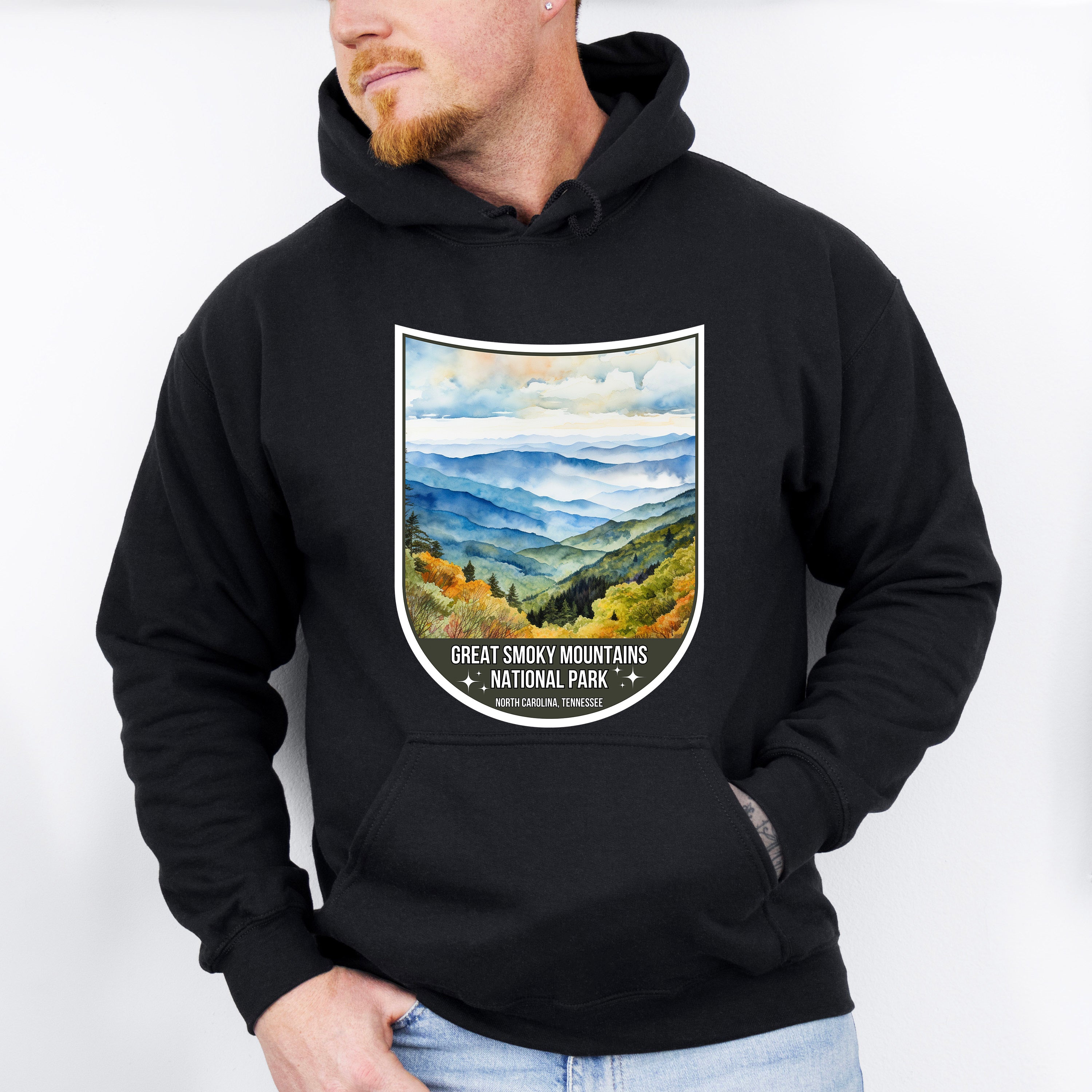 Great Smoky Mountains National Park North Carolina Tennessee - National Parks Unisex Crewneck T-Shirt Sweatshirt Hoodie