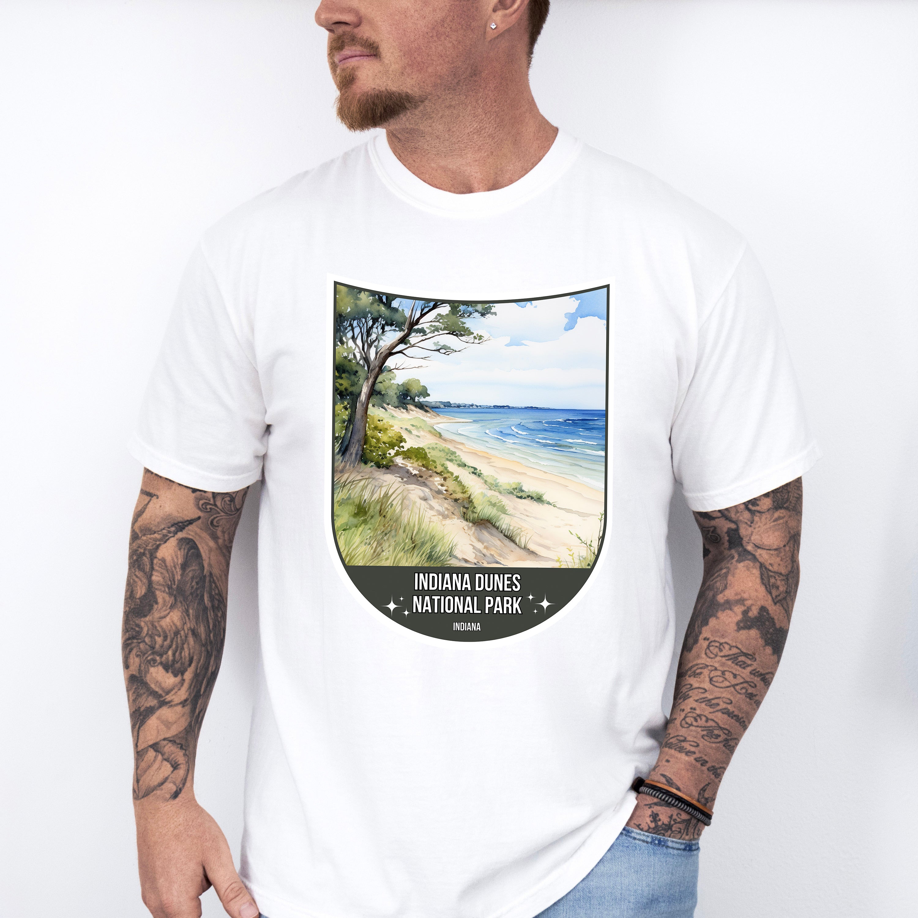 Indiana Dunes National Park Indiana - National Parks Unisex Crewneck T-Shirt Sweatshirt Hoodie