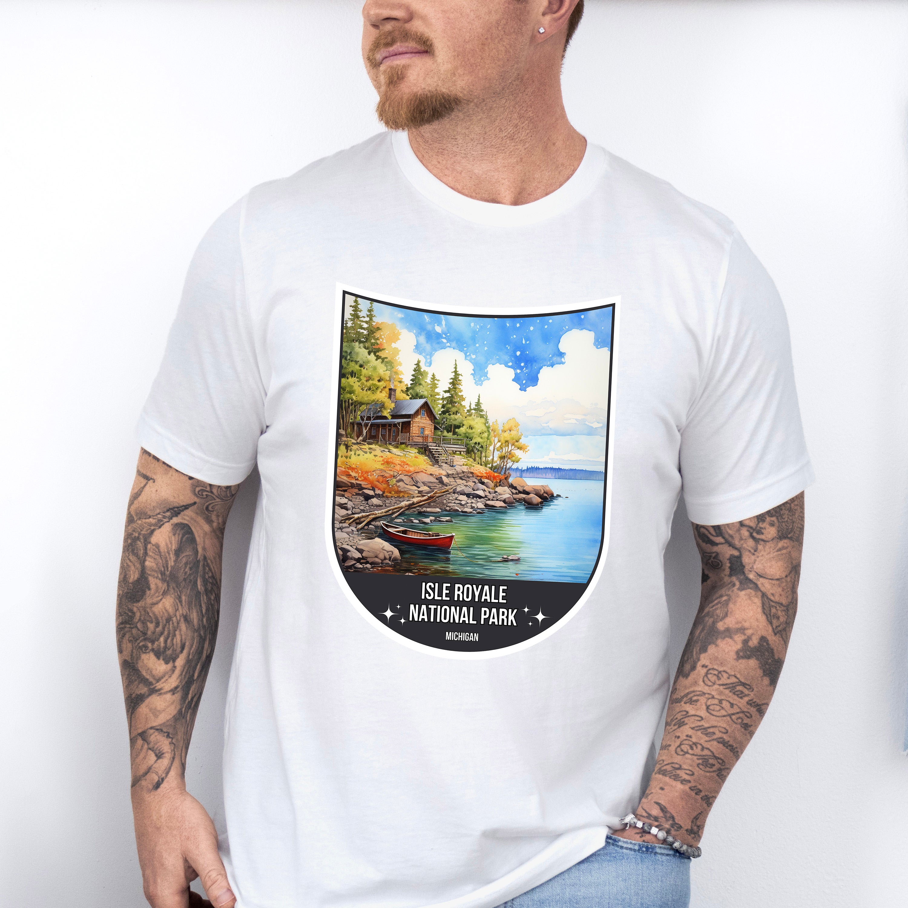 Isle Royale National Park Michigan - National Parks Unisex Crewneck T-Shirt Sweatshirt Hoodie