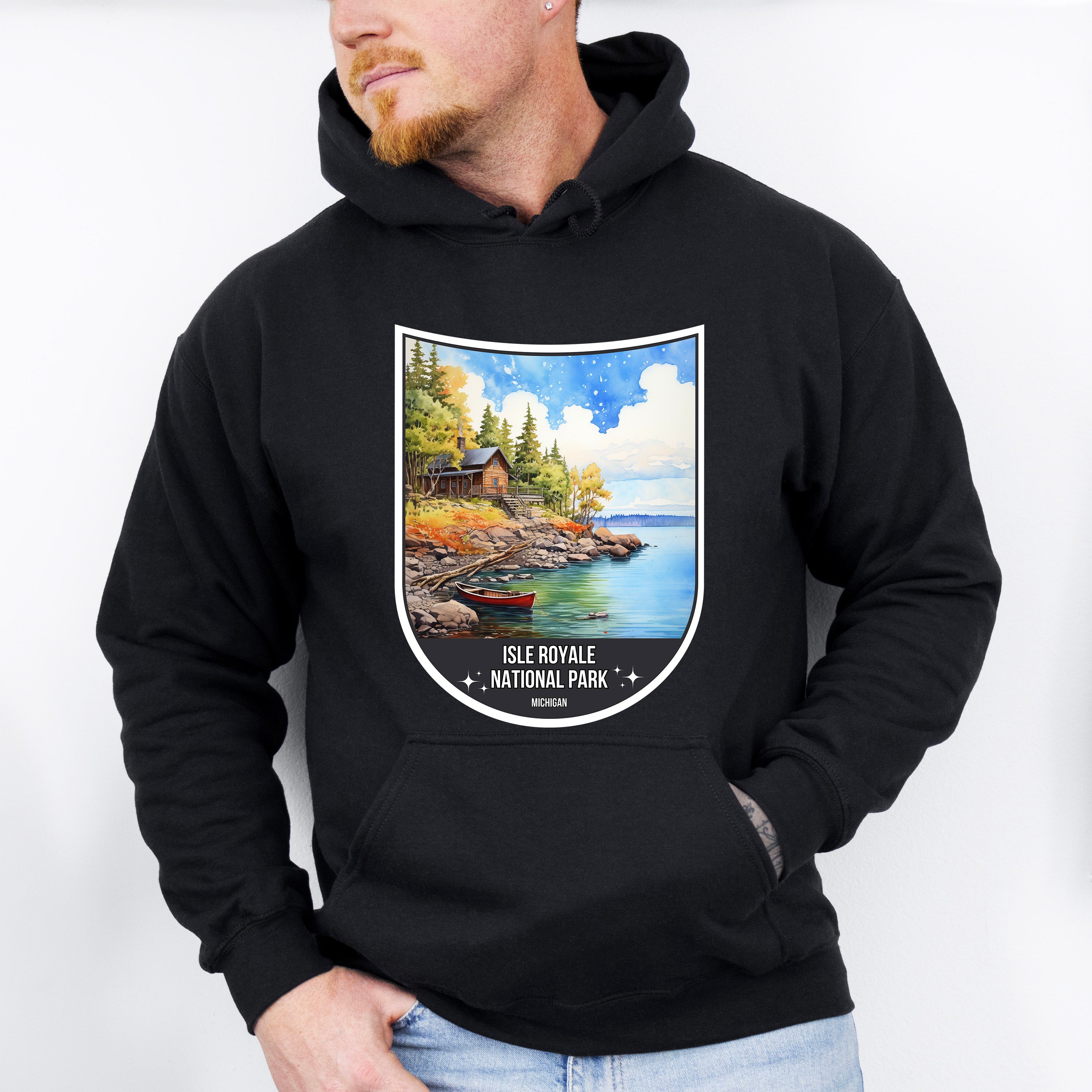 Isle Royale National Park Michigan - National Parks Unisex Crewneck T-Shirt Sweatshirt Hoodie