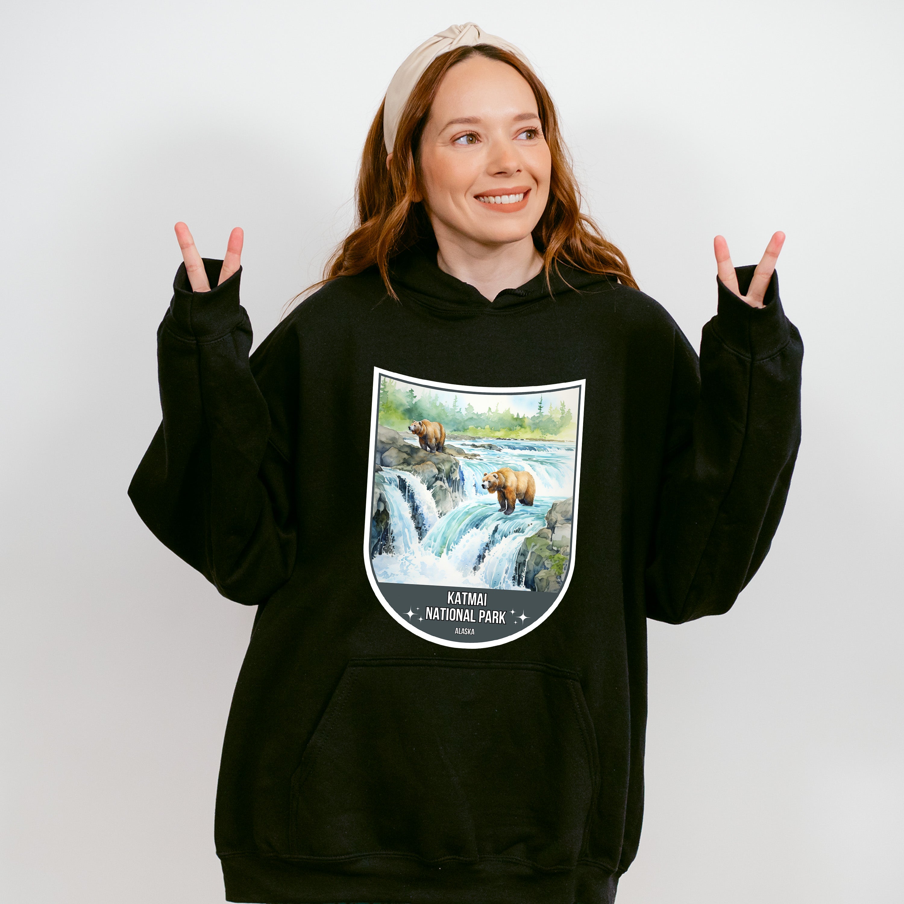 Katmai National Park Alaska - National Parks Unisex Crewneck T-Shirt Sweatshirt Hoodie