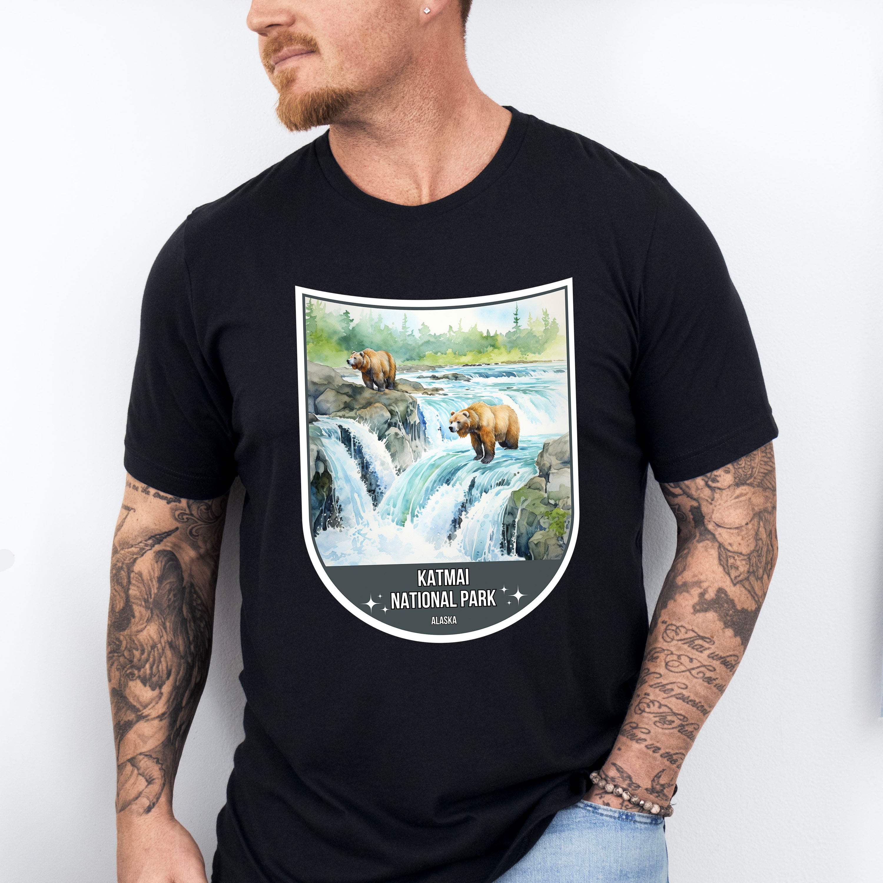 Katmai National Park Alaska - National Parks Unisex Crewneck T-Shirt Sweatshirt Hoodie