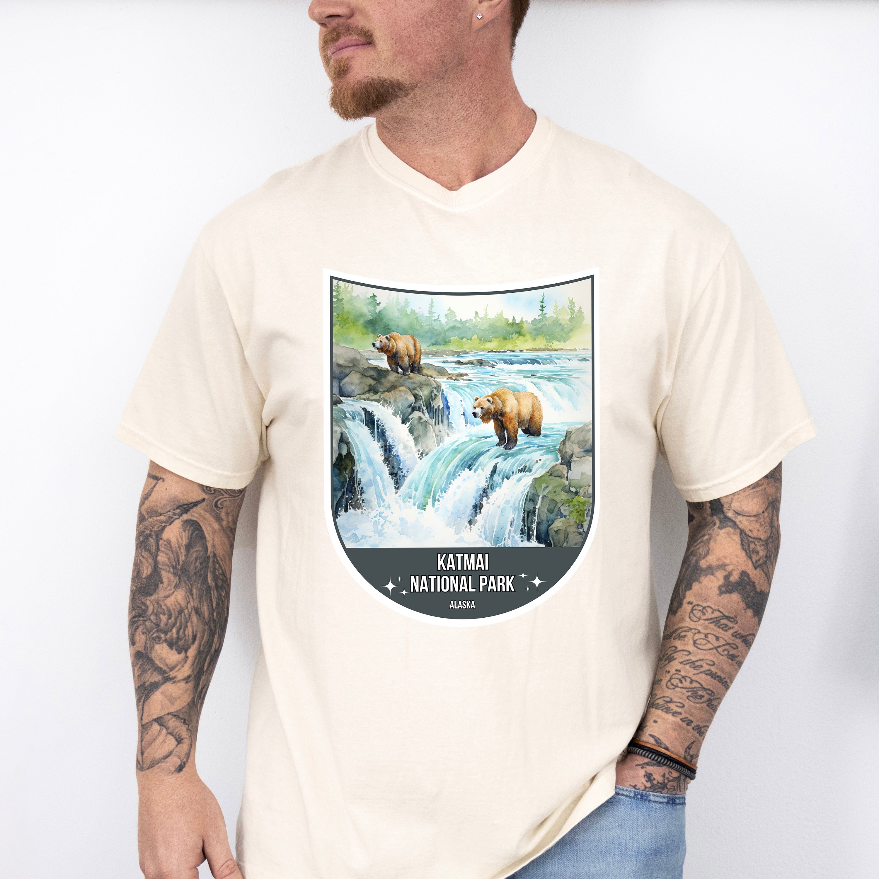 Katmai National Park Alaska - National Parks Unisex Crewneck T-Shirt Sweatshirt Hoodie