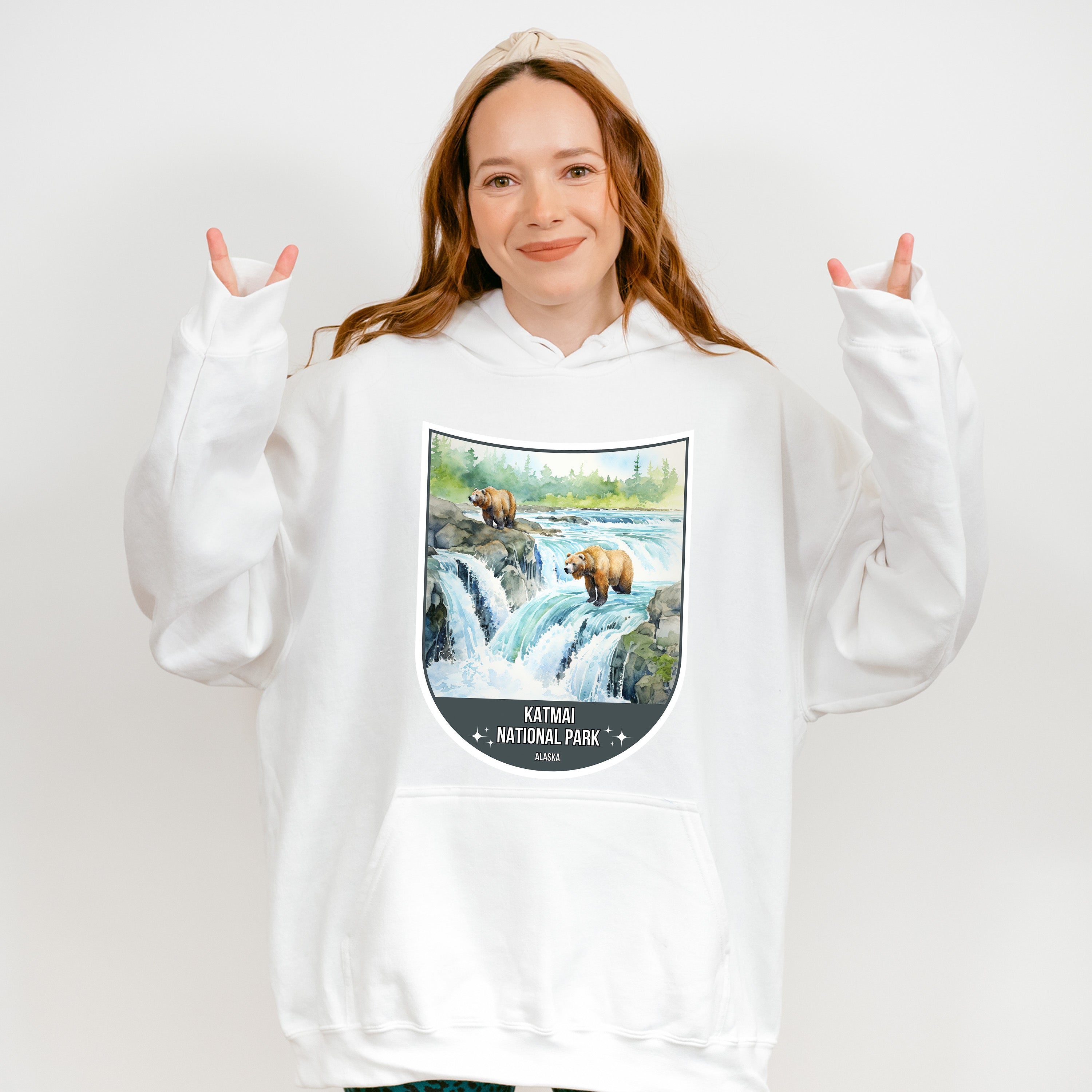Katmai National Park Alaska - National Parks Unisex Crewneck T-Shirt Sweatshirt Hoodie