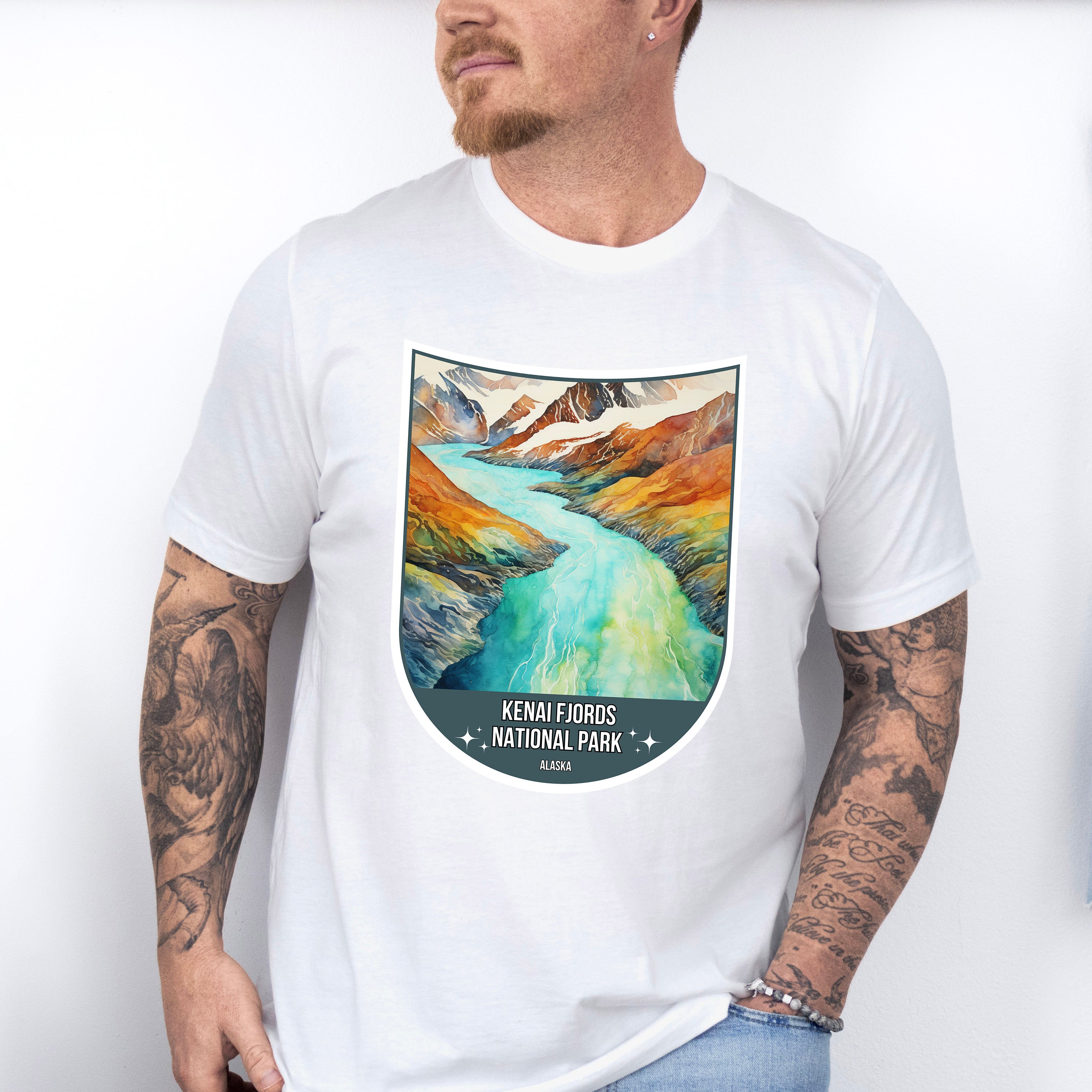 Kenai Fjords National Park Alaska - National Parks Unisex Crewneck T-Shirt Sweatshirt Hoodie