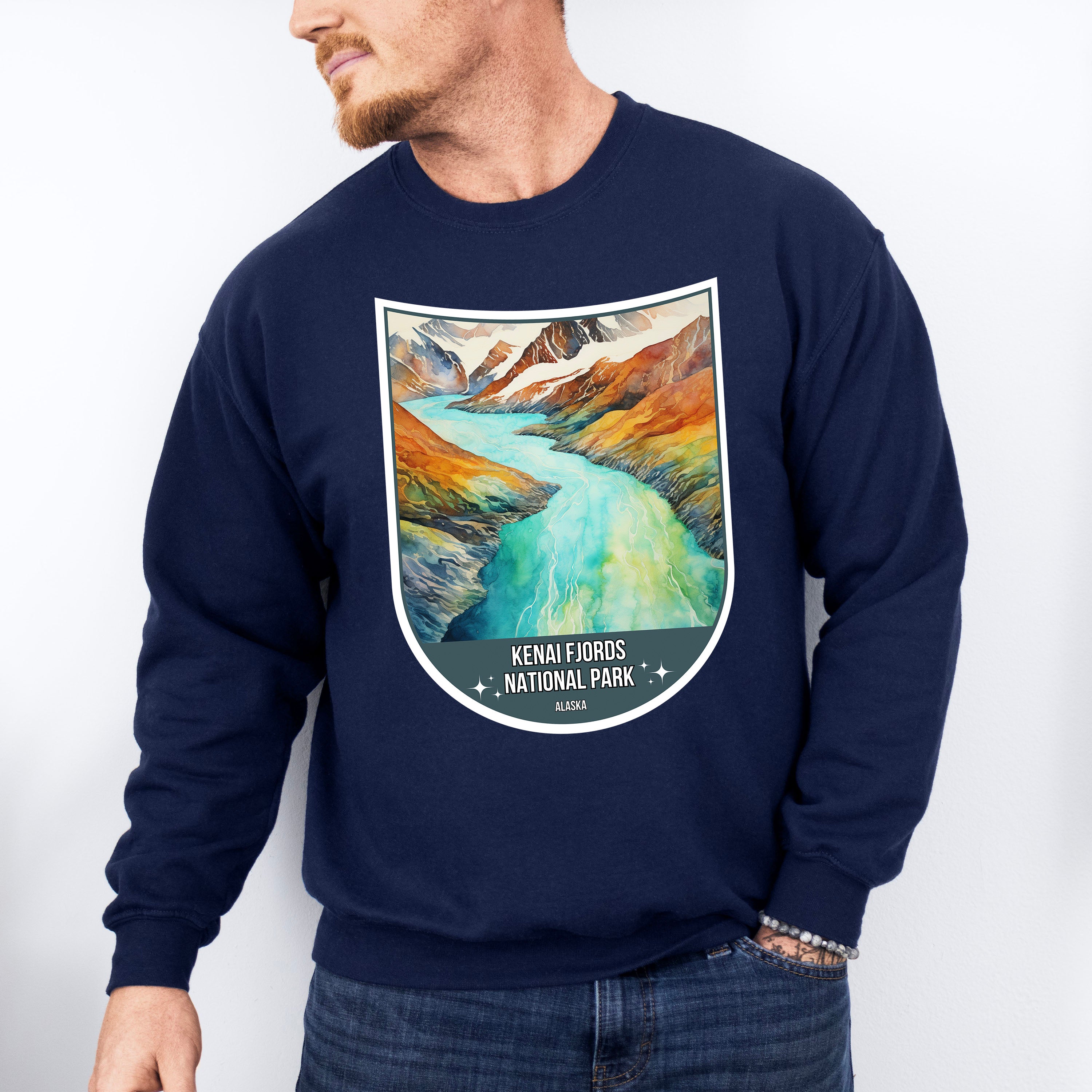 Kenai Fjords National Park Alaska - National Parks Unisex Crewneck T-Shirt Sweatshirt Hoodie