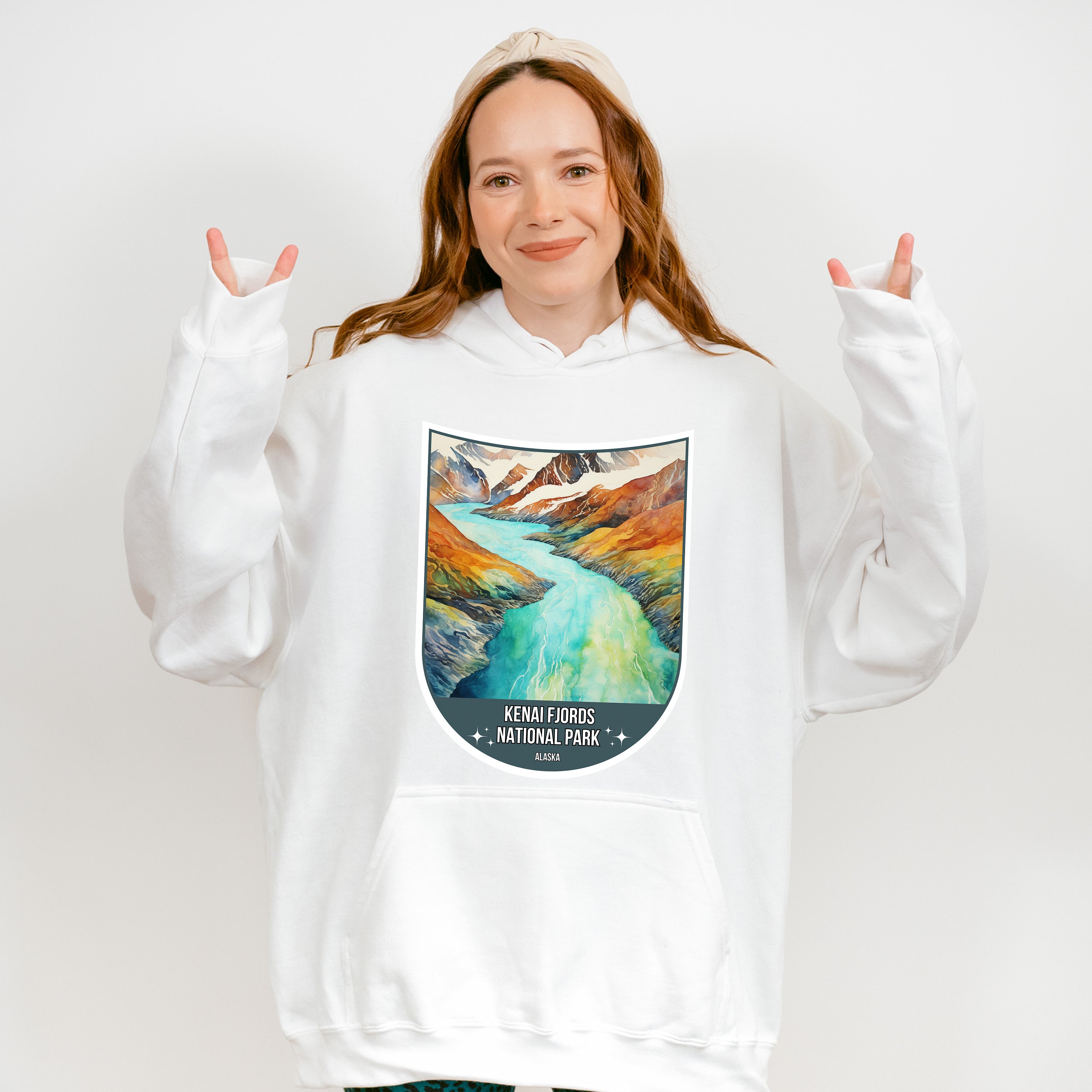 Kenai Fjords National Park Alaska - National Parks Unisex Crewneck T-Shirt Sweatshirt Hoodie