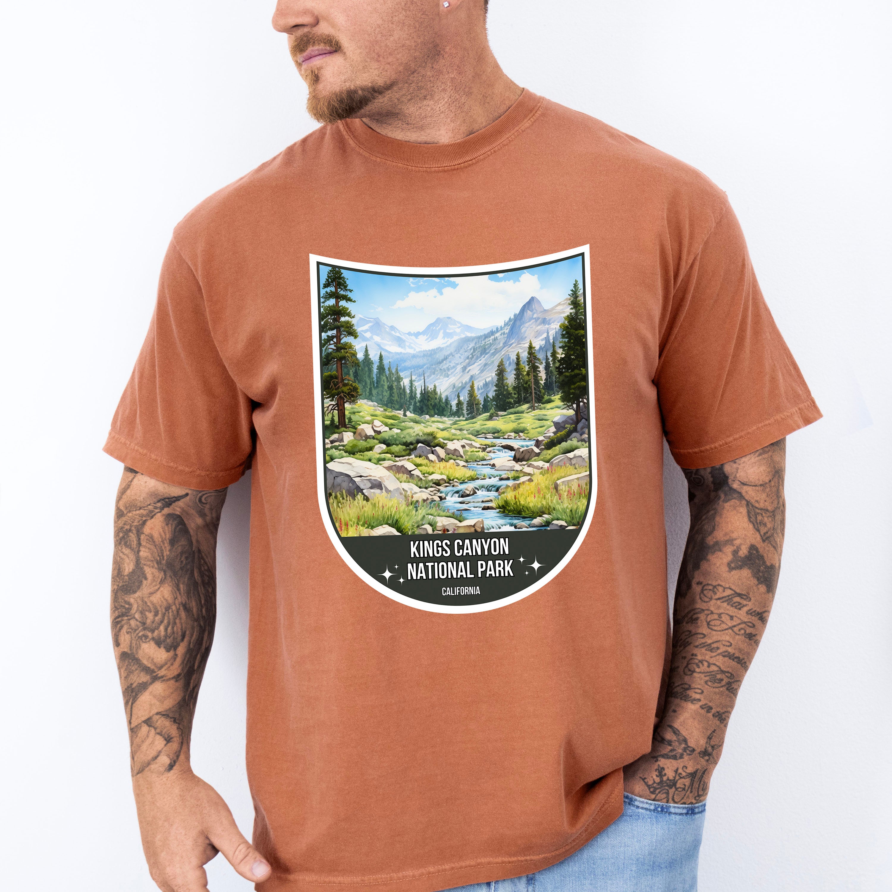 Kings Canyon National Park California - National Parks Unisex Crewneck T-Shirt Sweatshirt Hoodie