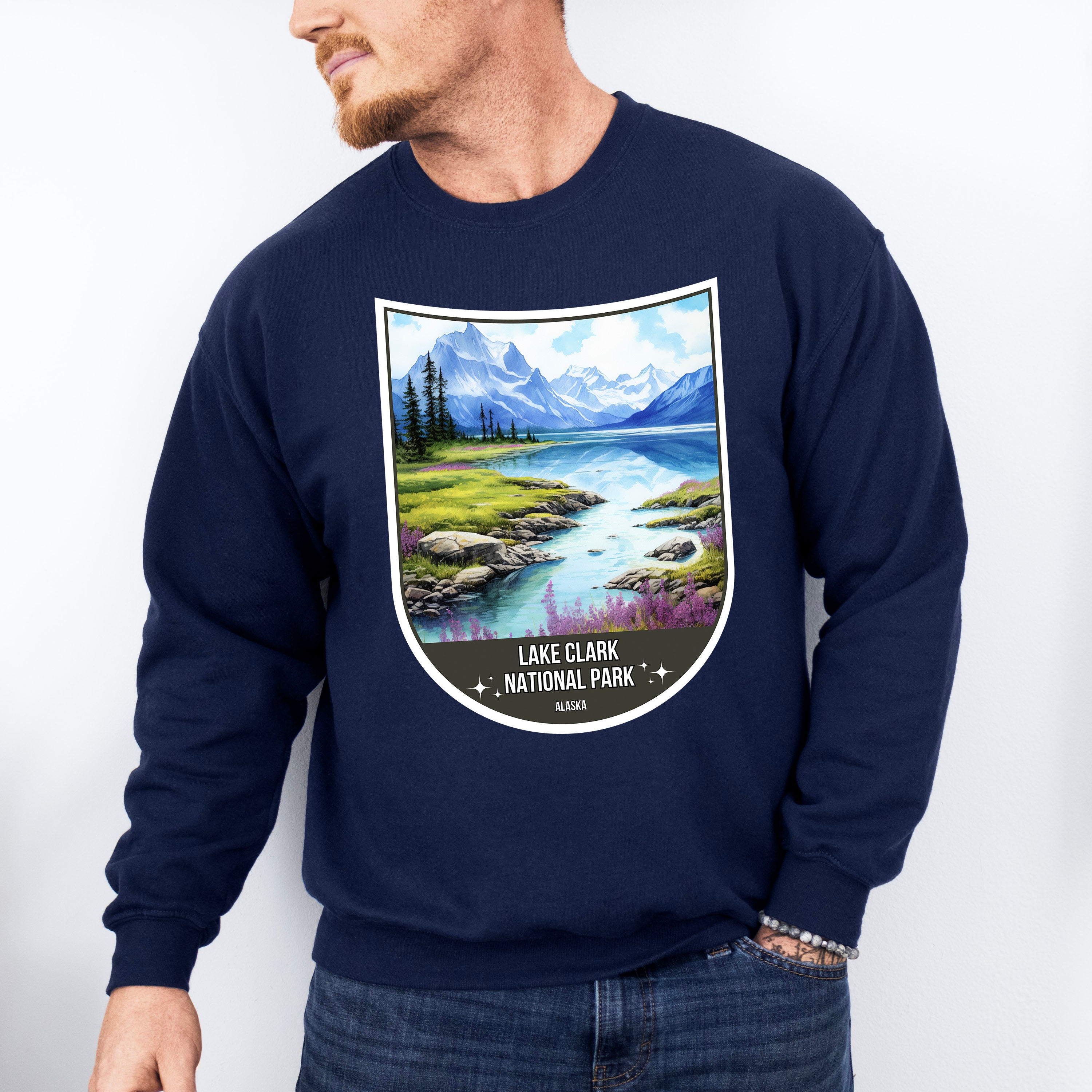 Lake Clark National Park Alaska - National Parks Unisex Crewneck T-Shirt Sweatshirt Hoodie