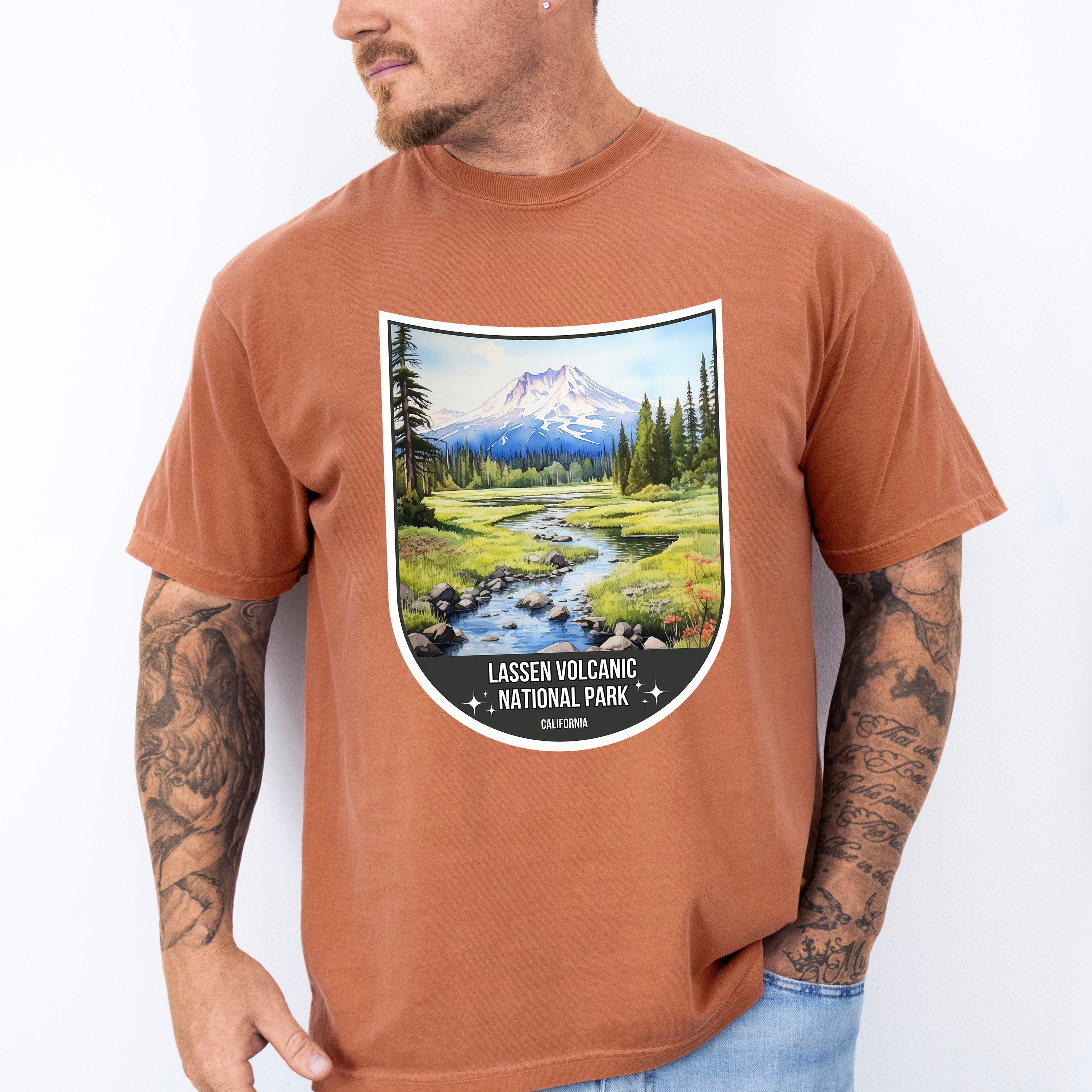 Lassen Volcanic National Park California - National Parks Unisex Crewneck T-Shirt Sweatshirt Hoodie
